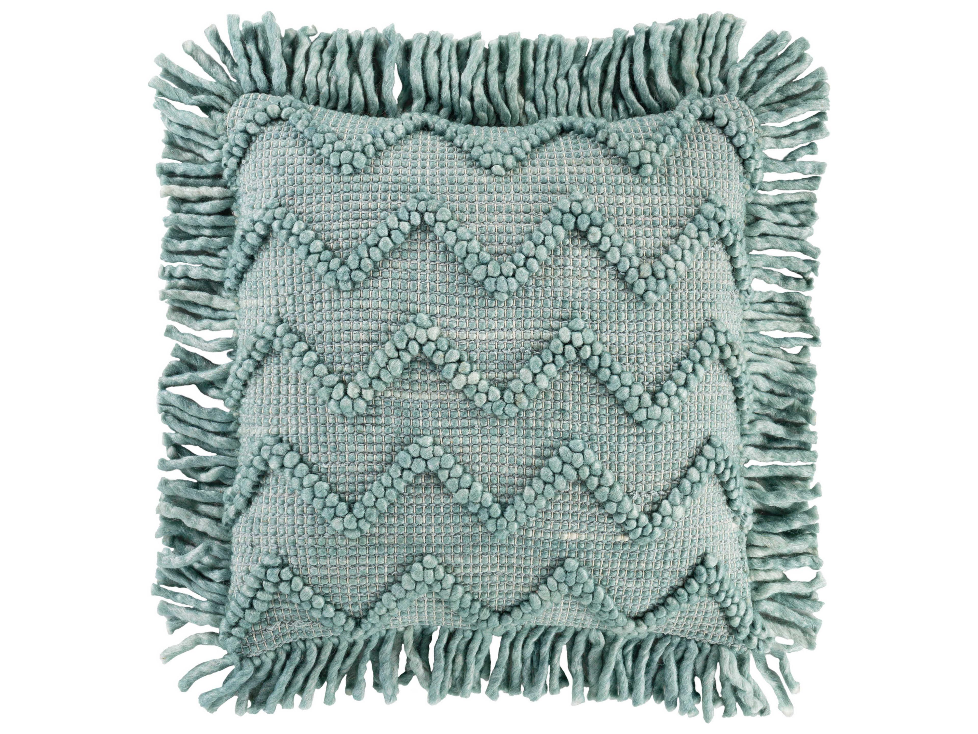 Surya Hylia Light Beige / Pale Blue / Seafoam Pillow