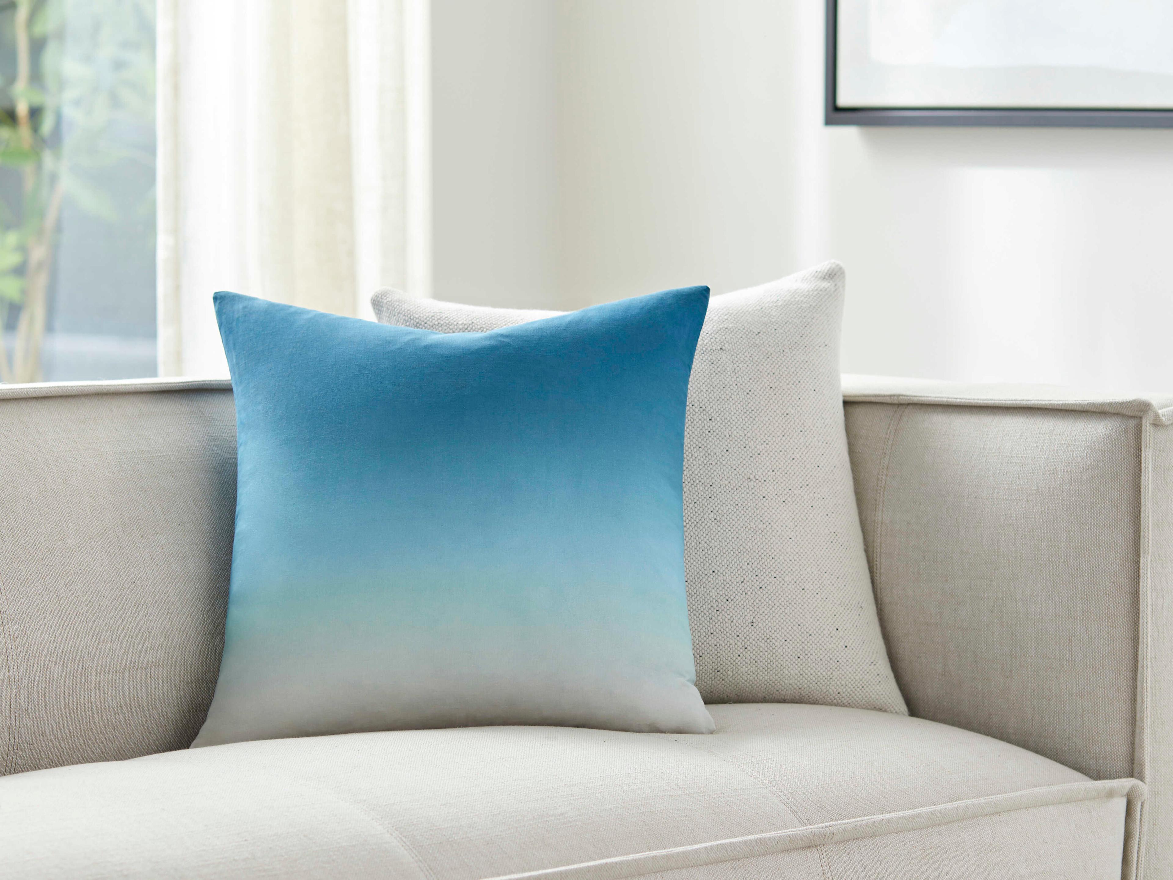 Surya Hyrum Deep Teal Pillow