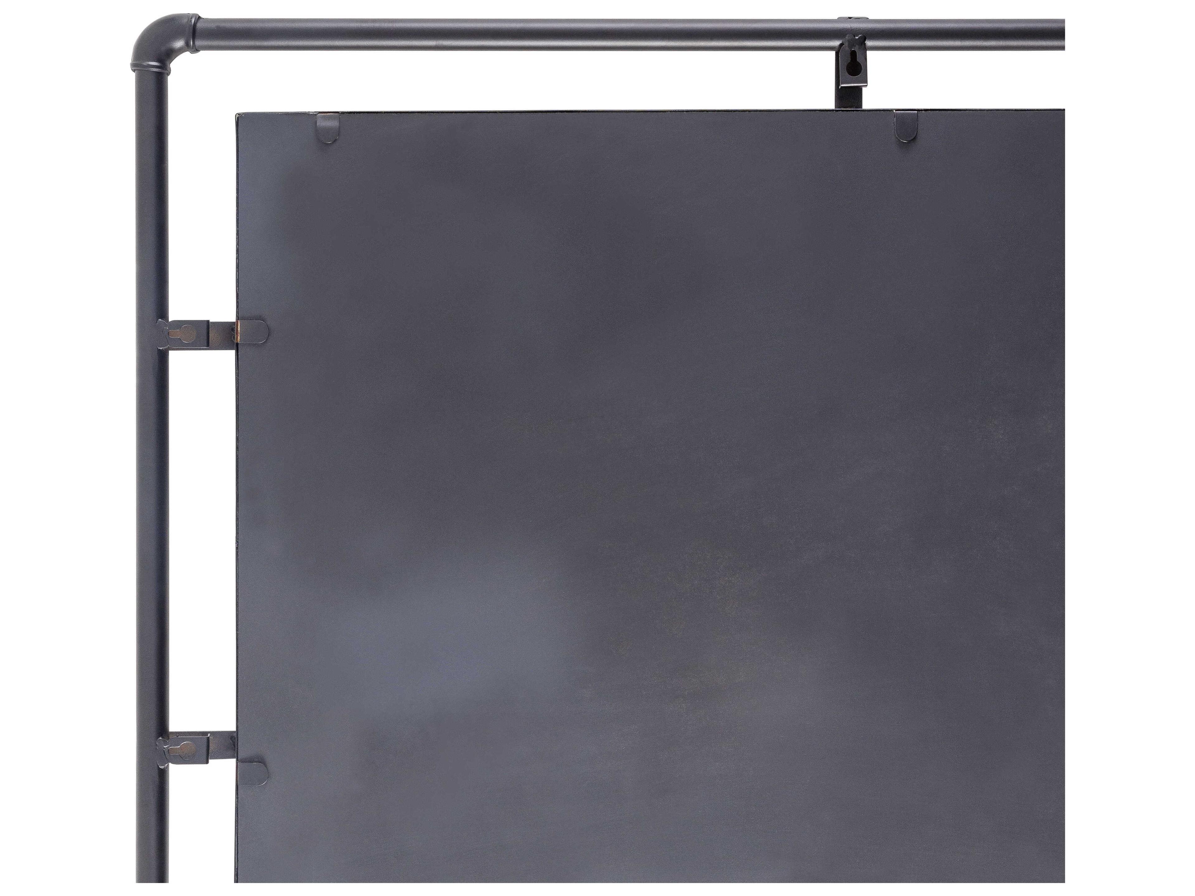 Surya Indus Black Rectangular Floor Mirror