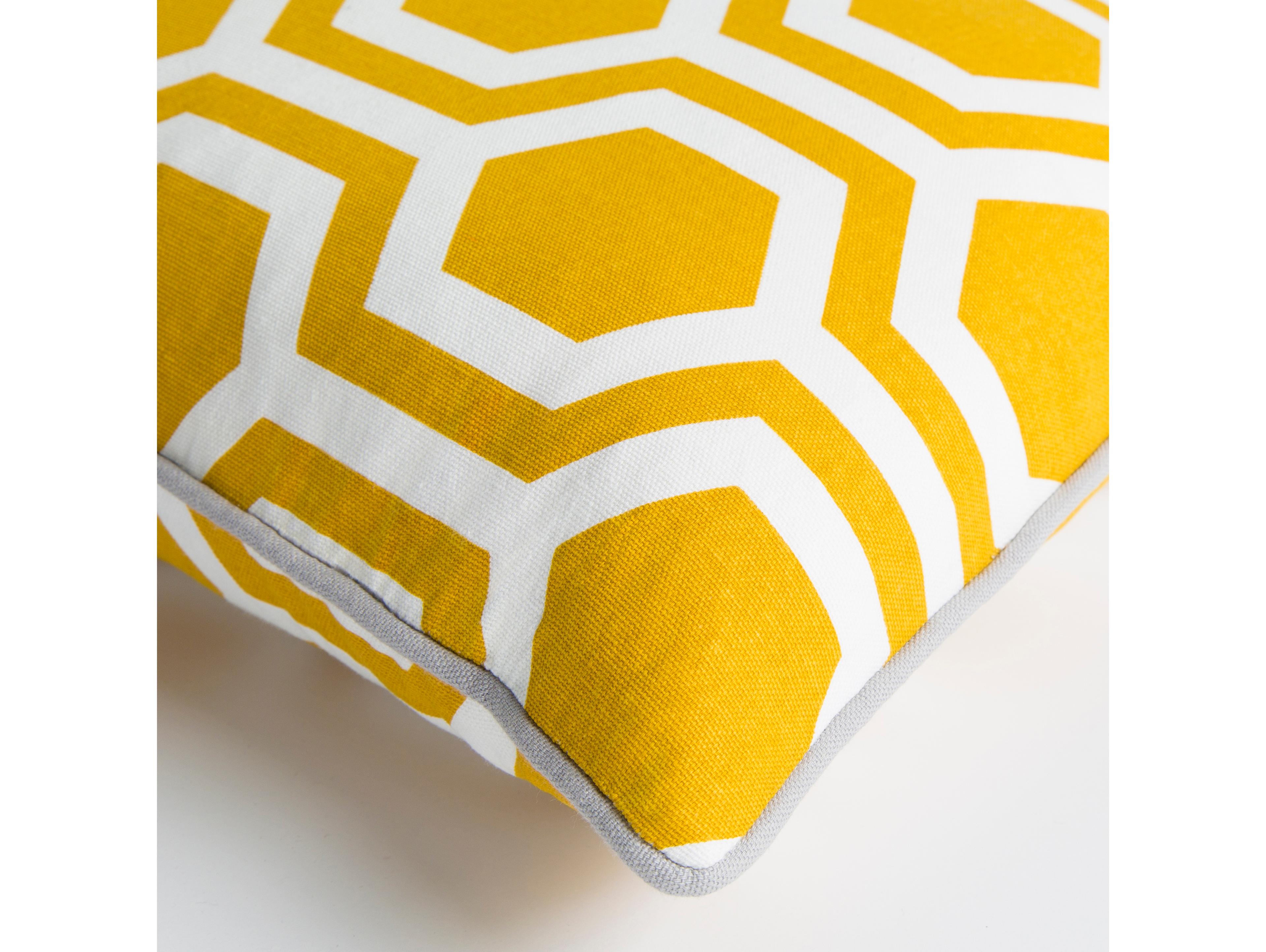 Surya Inga Mustard Pillow