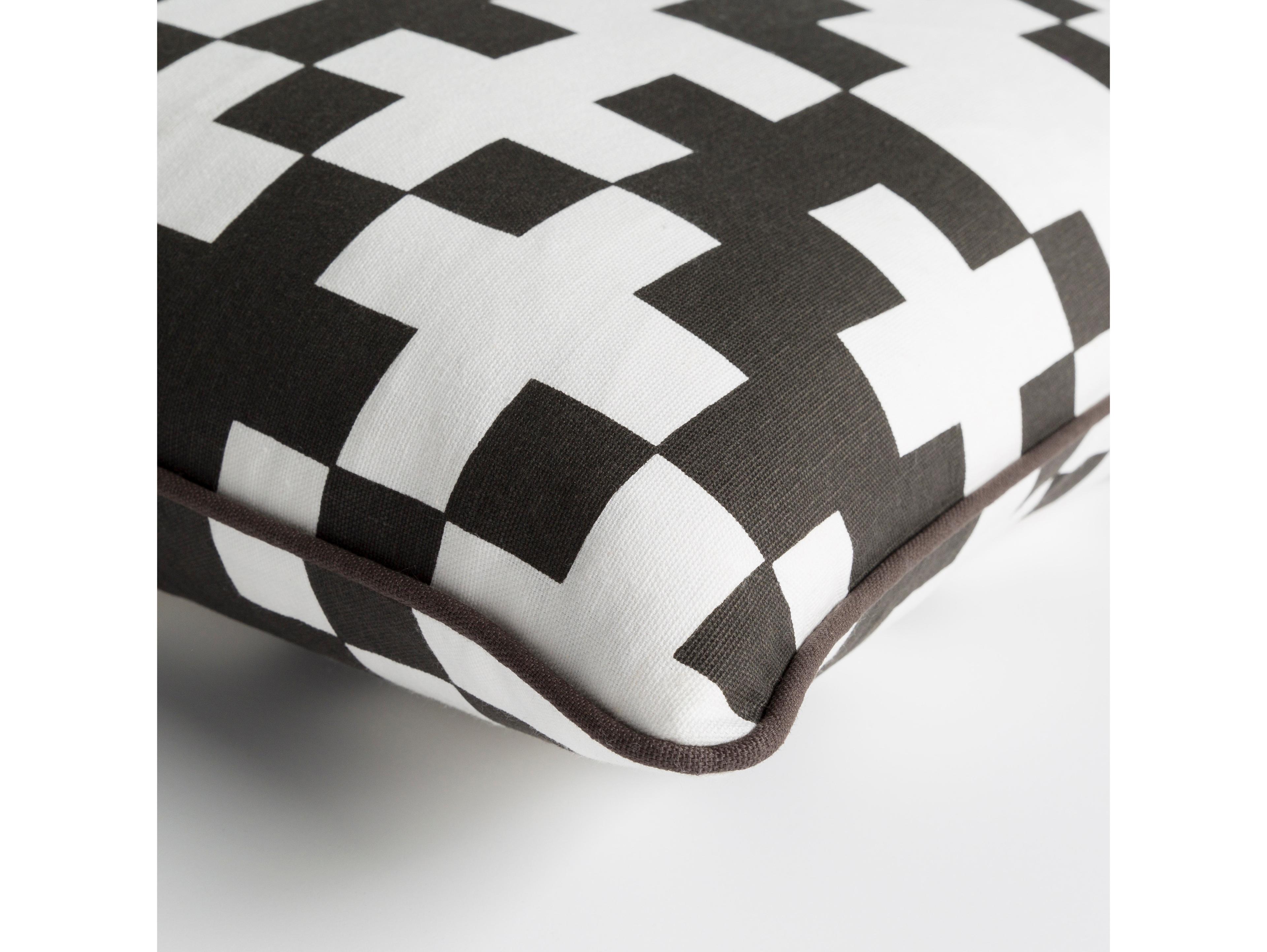 Surya Inga Black Pillow