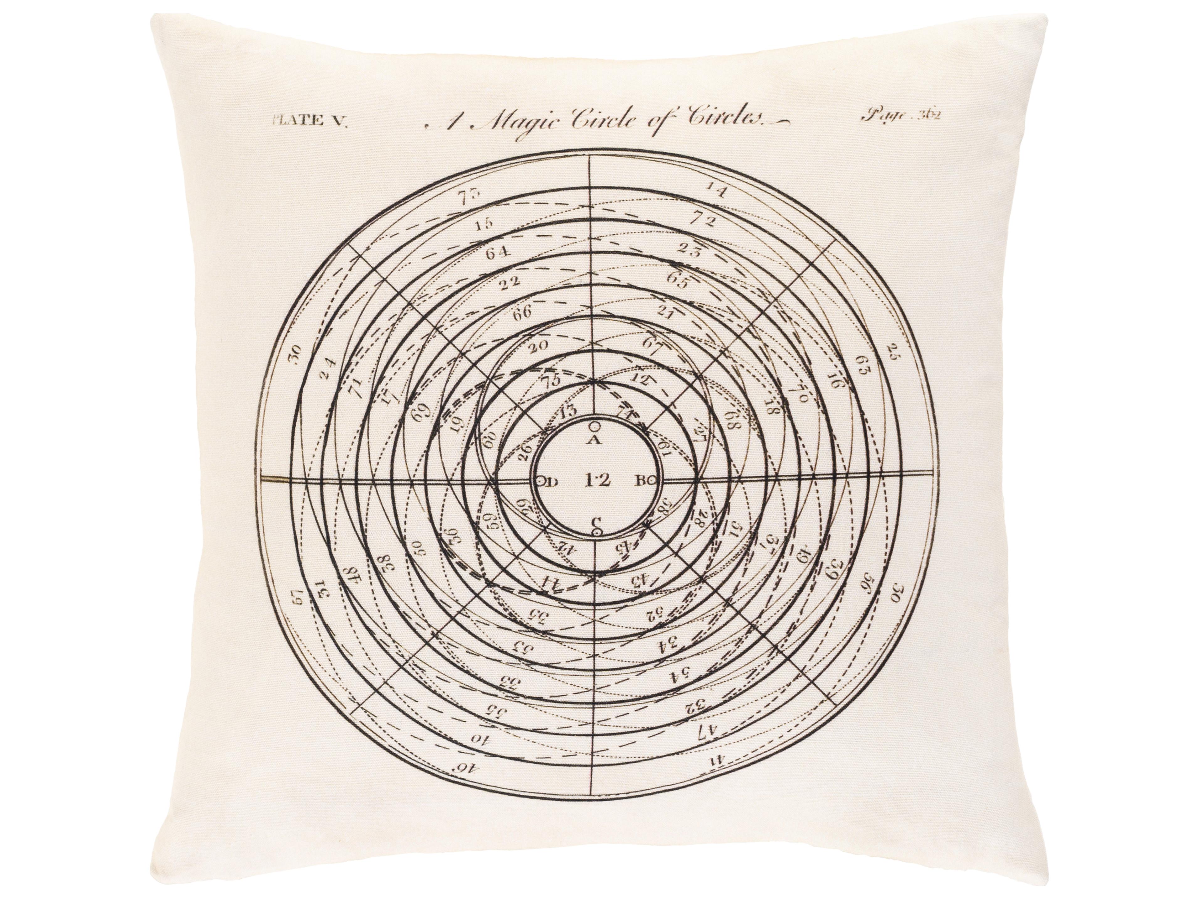 Surya Smithsonian Black Pillow