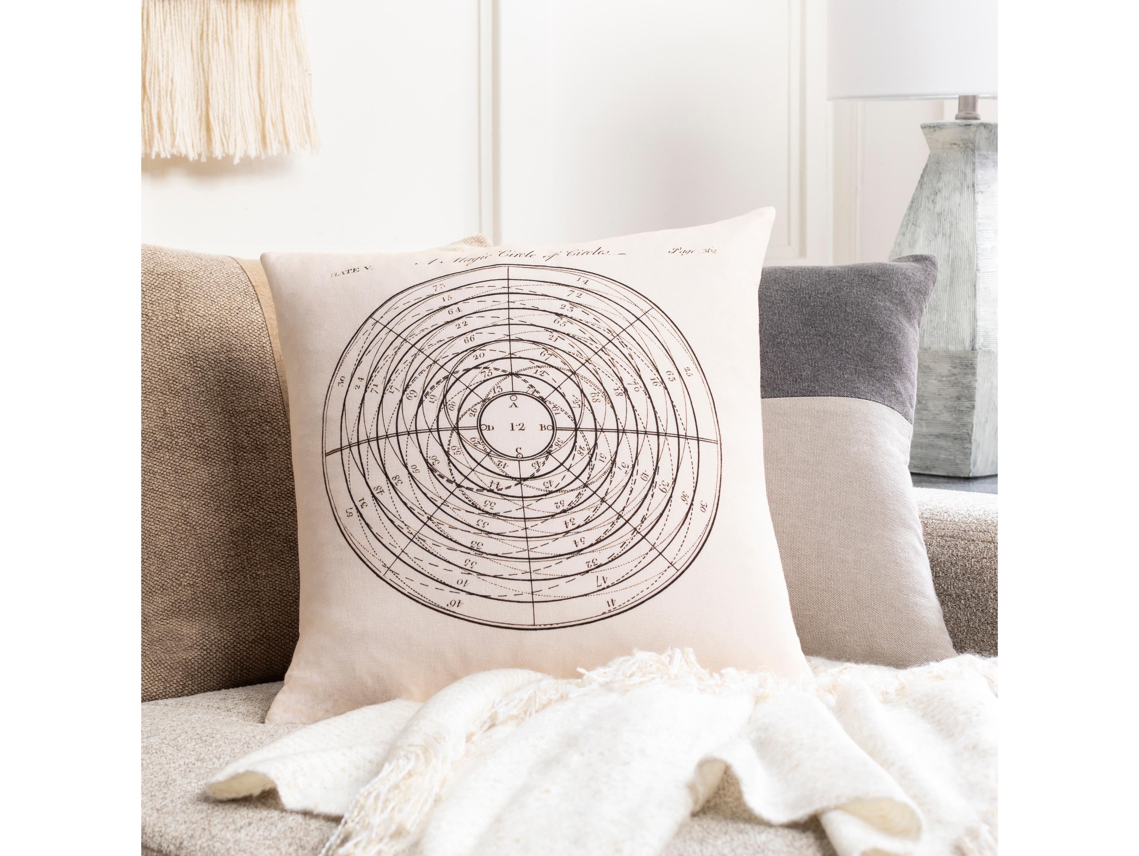 Surya Smithsonian Black Pillow