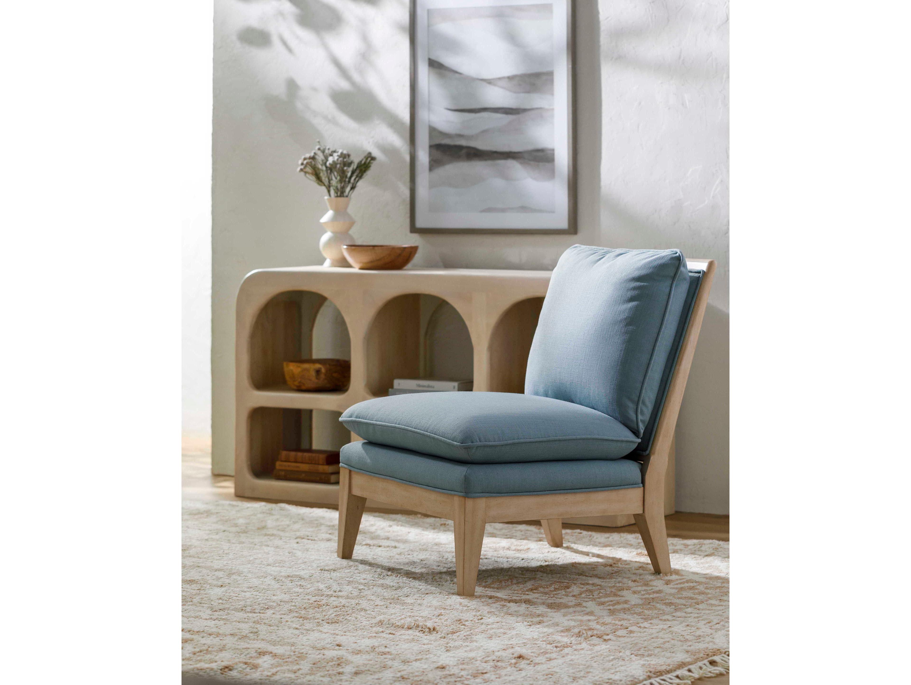 Surya Inwood Blue Accent Chair