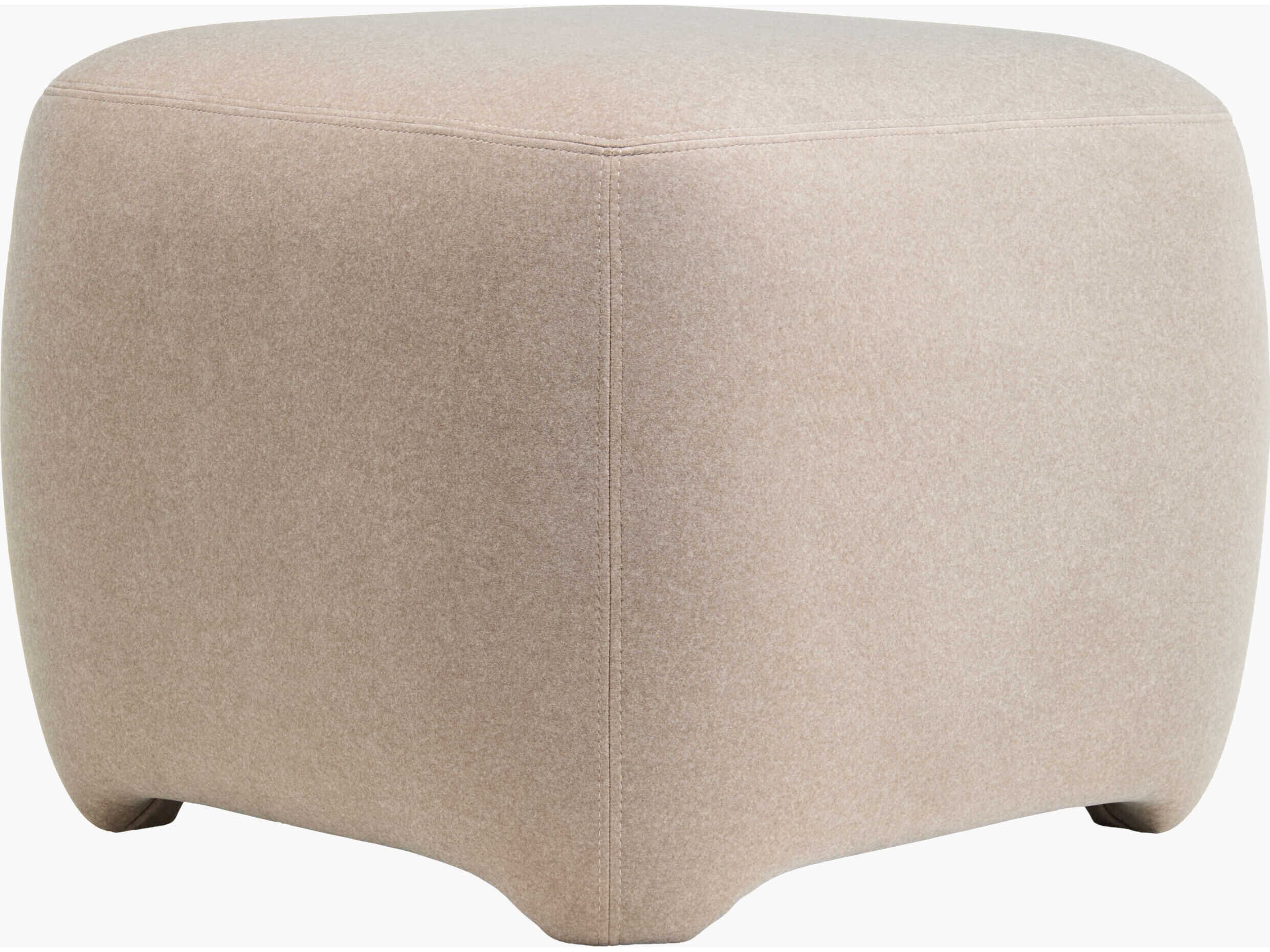 Surya Innaya Beige Upholstered Accent Bench