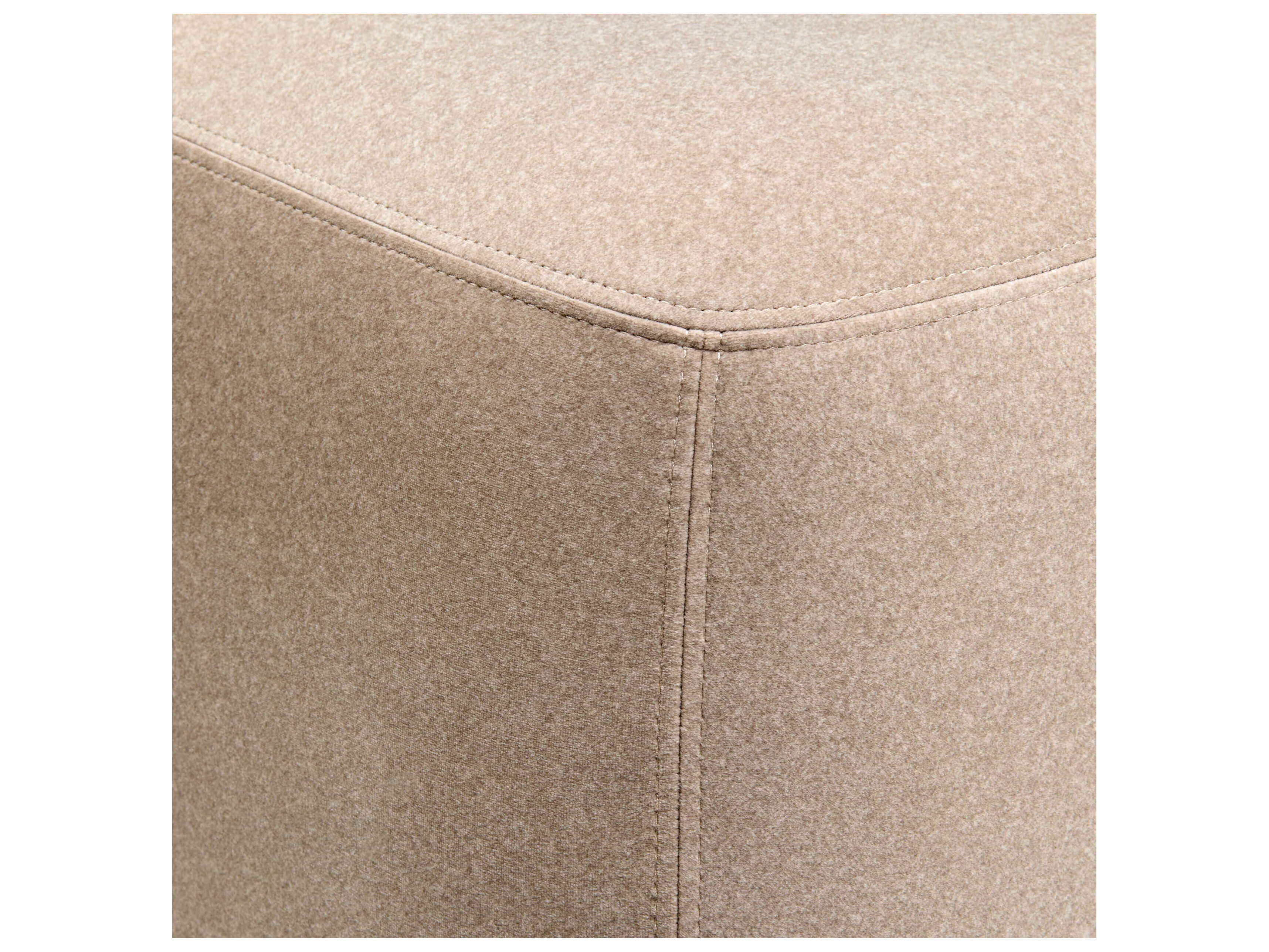 Surya Innaya Beige Upholstered Accent Bench