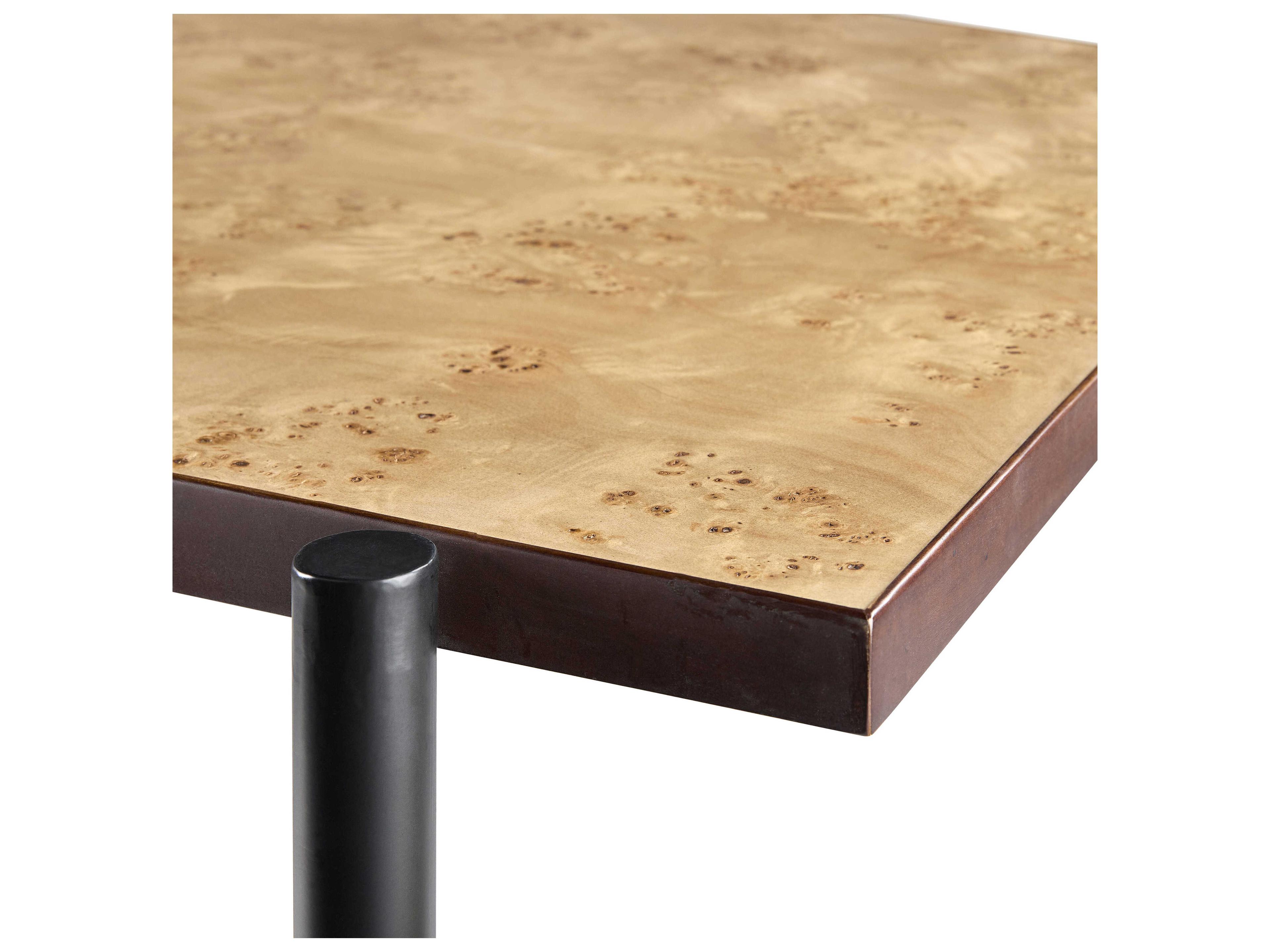 Surya Judith Rectangular Wood Brown Gray Dining Table