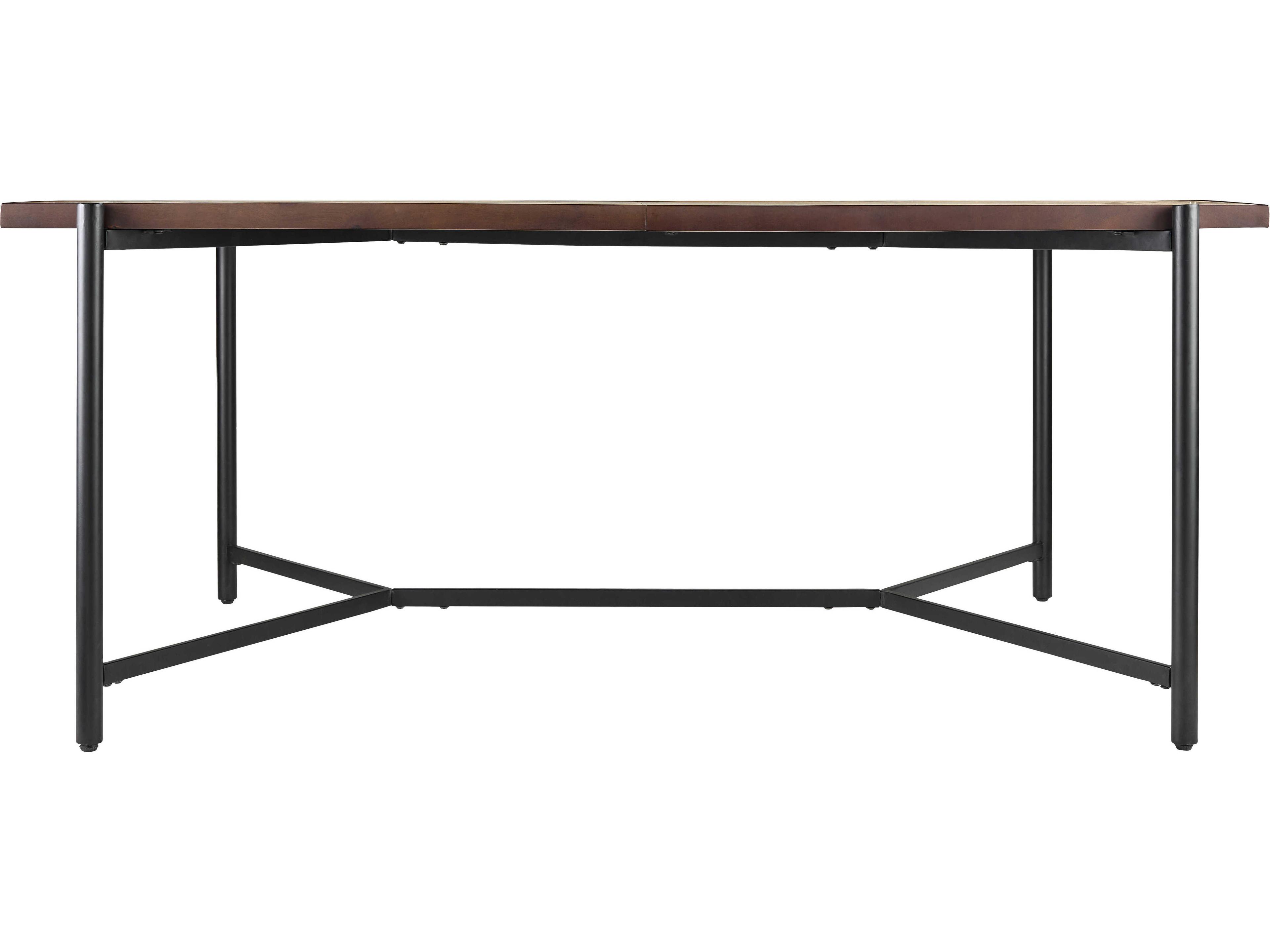 Surya Judith Rectangular Wood Brown Gray Dining Table