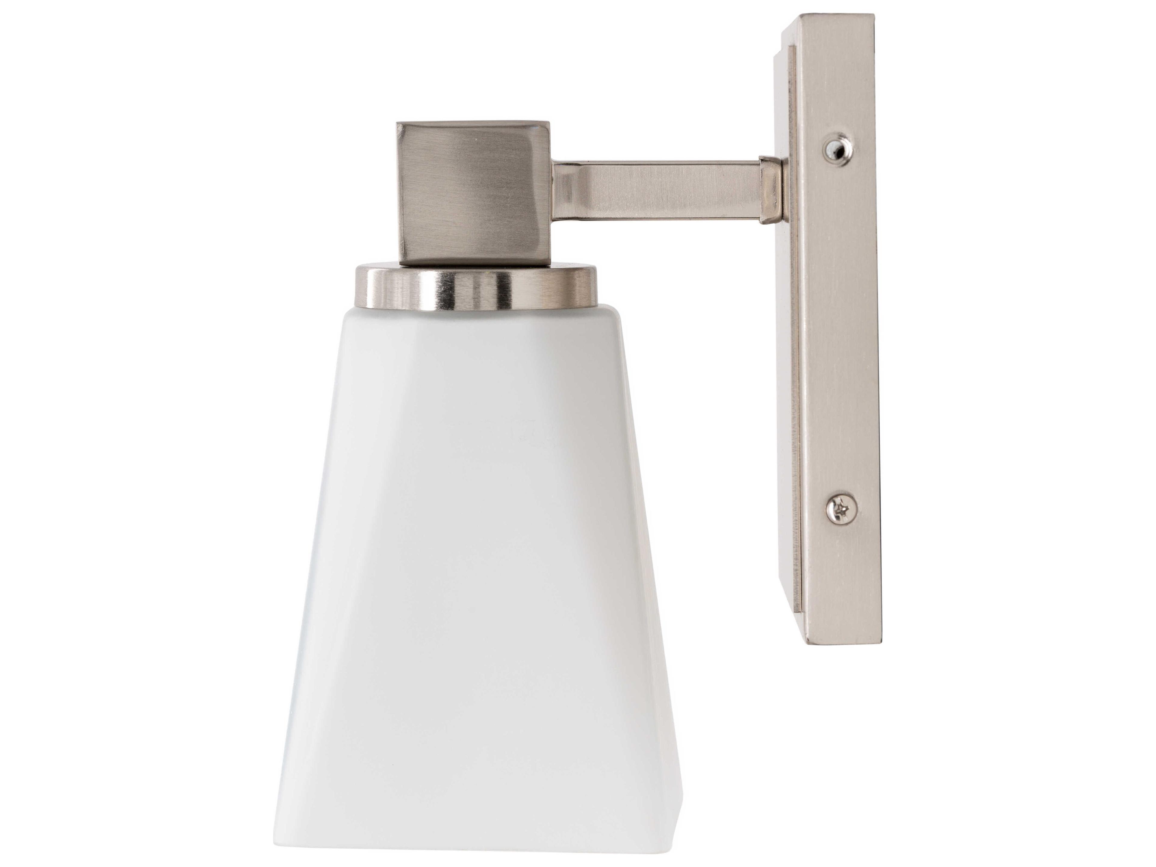Surya Jemez 1-Light Metallic Nickel Wall Sconce