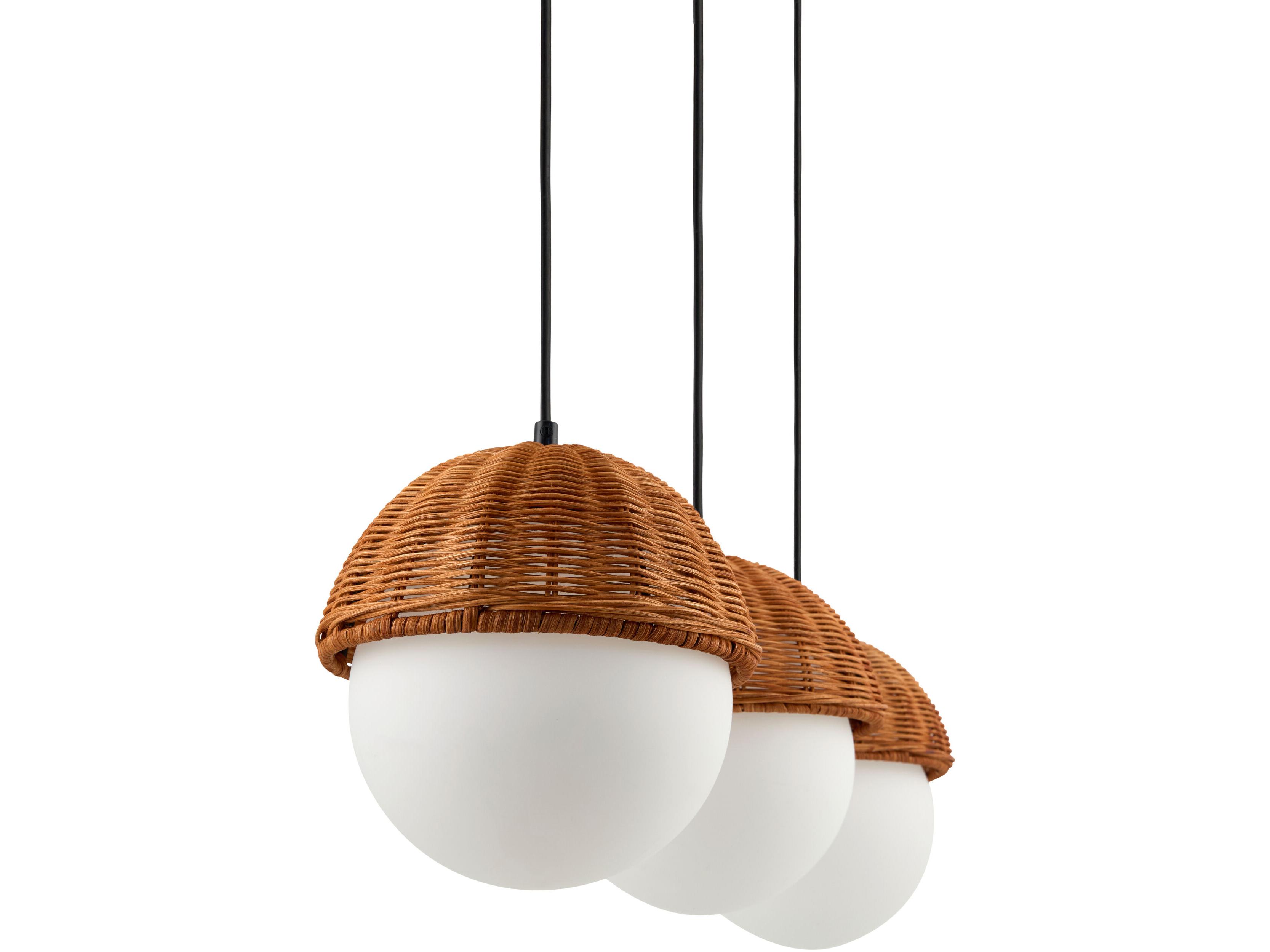 Surya Janze 3-Light Gold Globe Chandelier