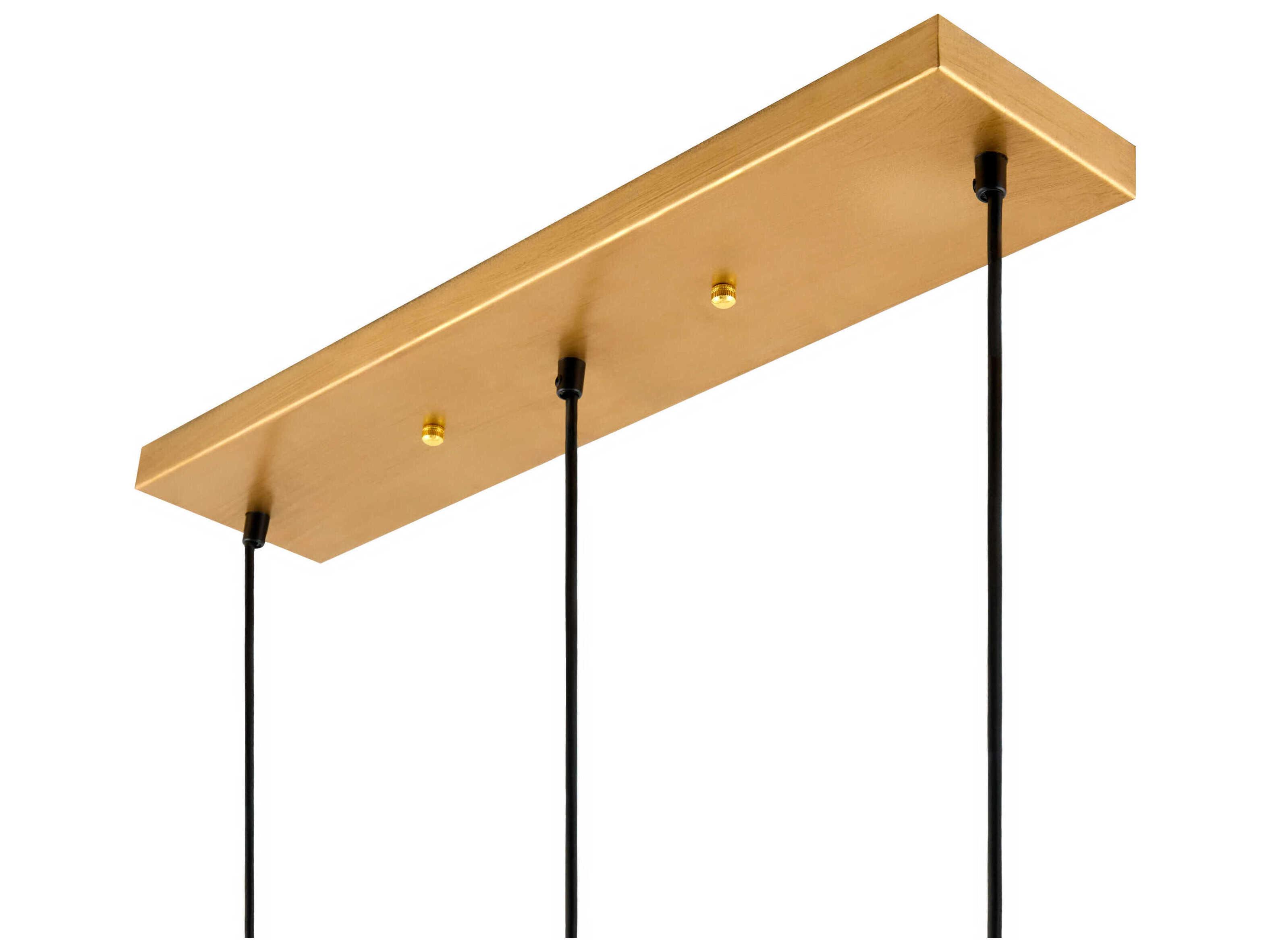 Surya Janze 3-Light Gold Globe Chandelier