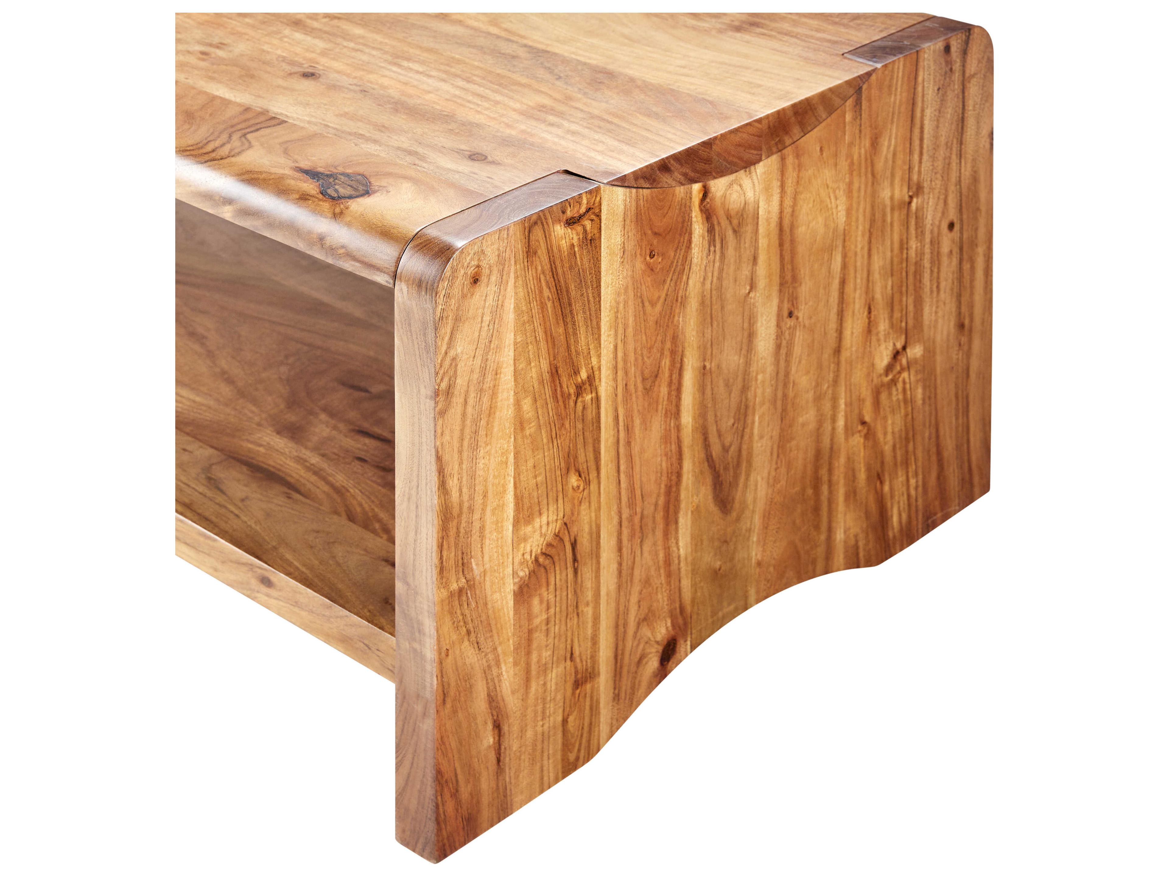 Surya Joiner Rectangular Wood Brown Coffee Table