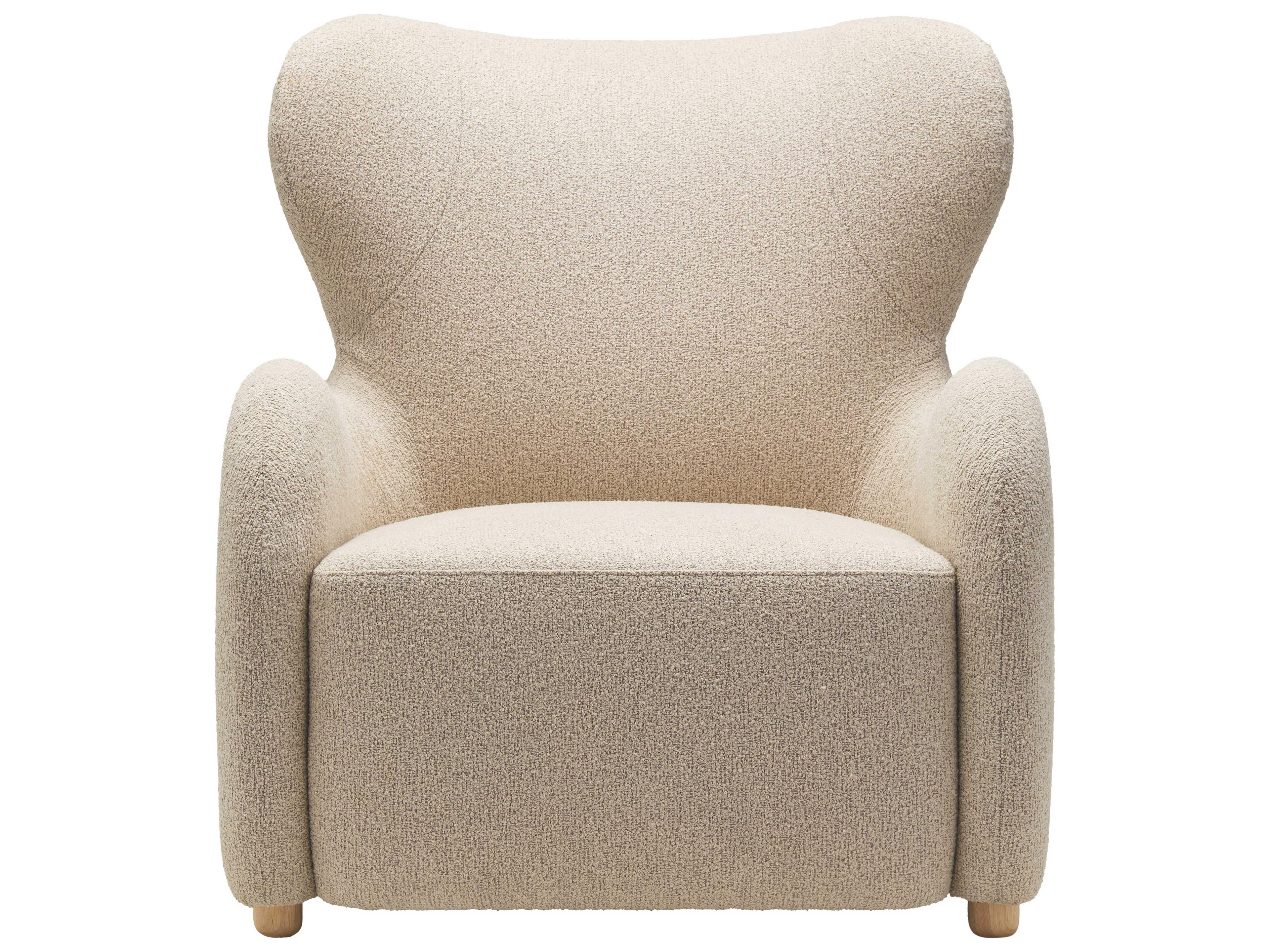 Surya Jacqui Beige Accent Chair