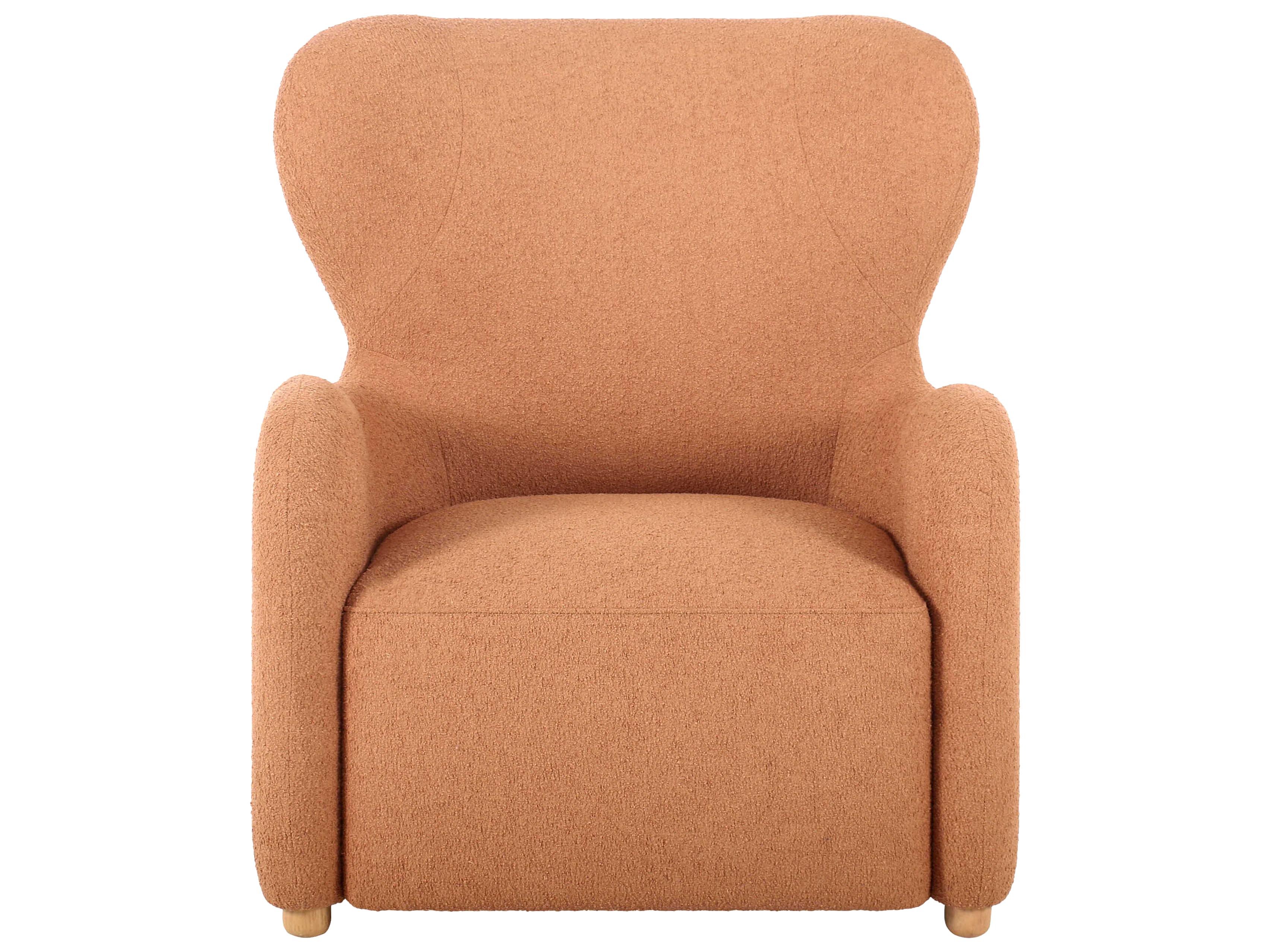 Surya Jacqui Orange Accent Chair