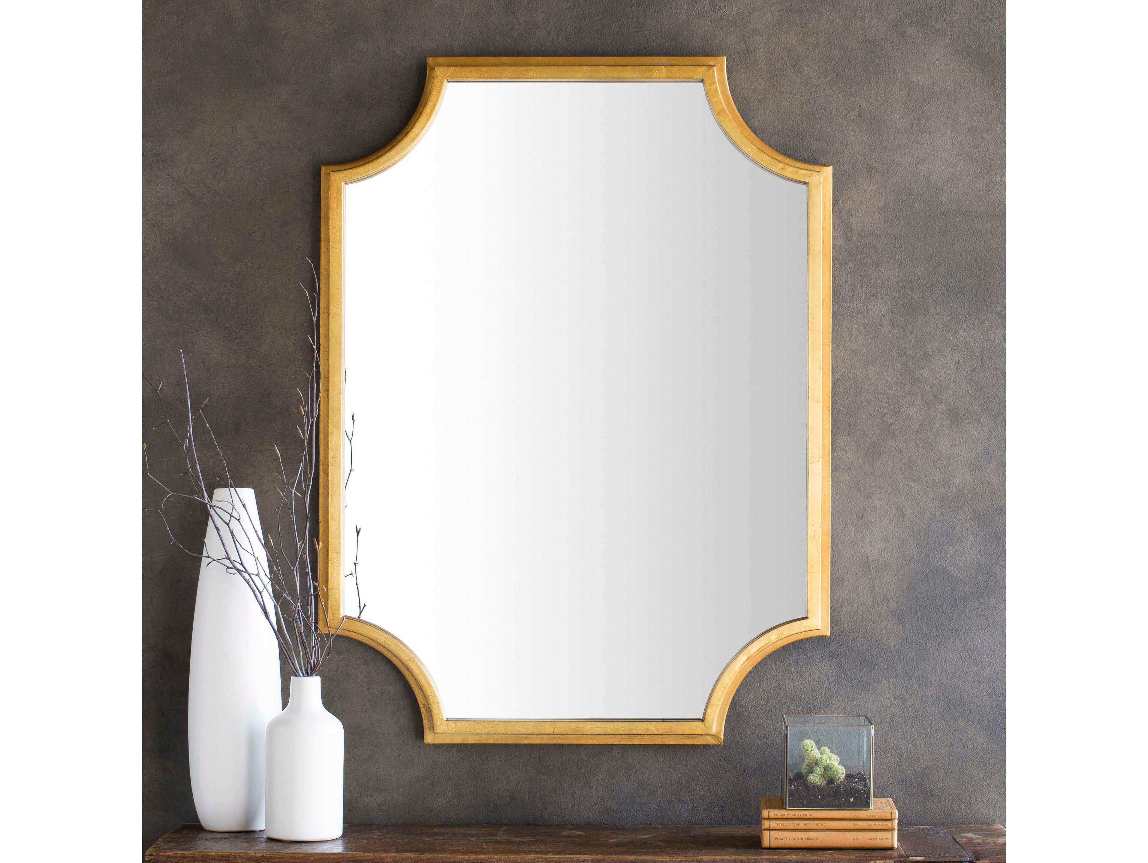 Surya Joslyn Gold Wall Mirror