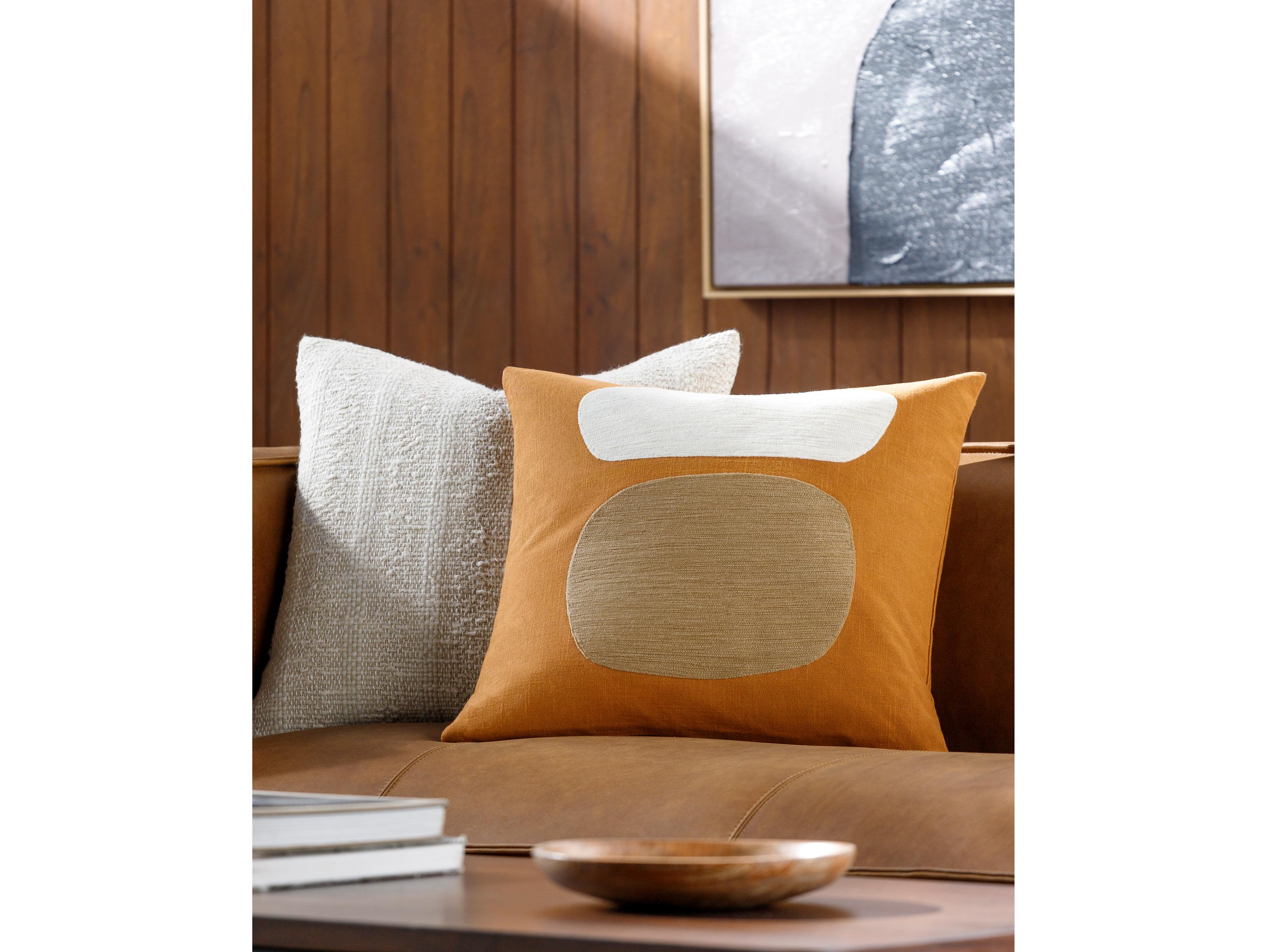 Surya Jason Wu Camel Pillow