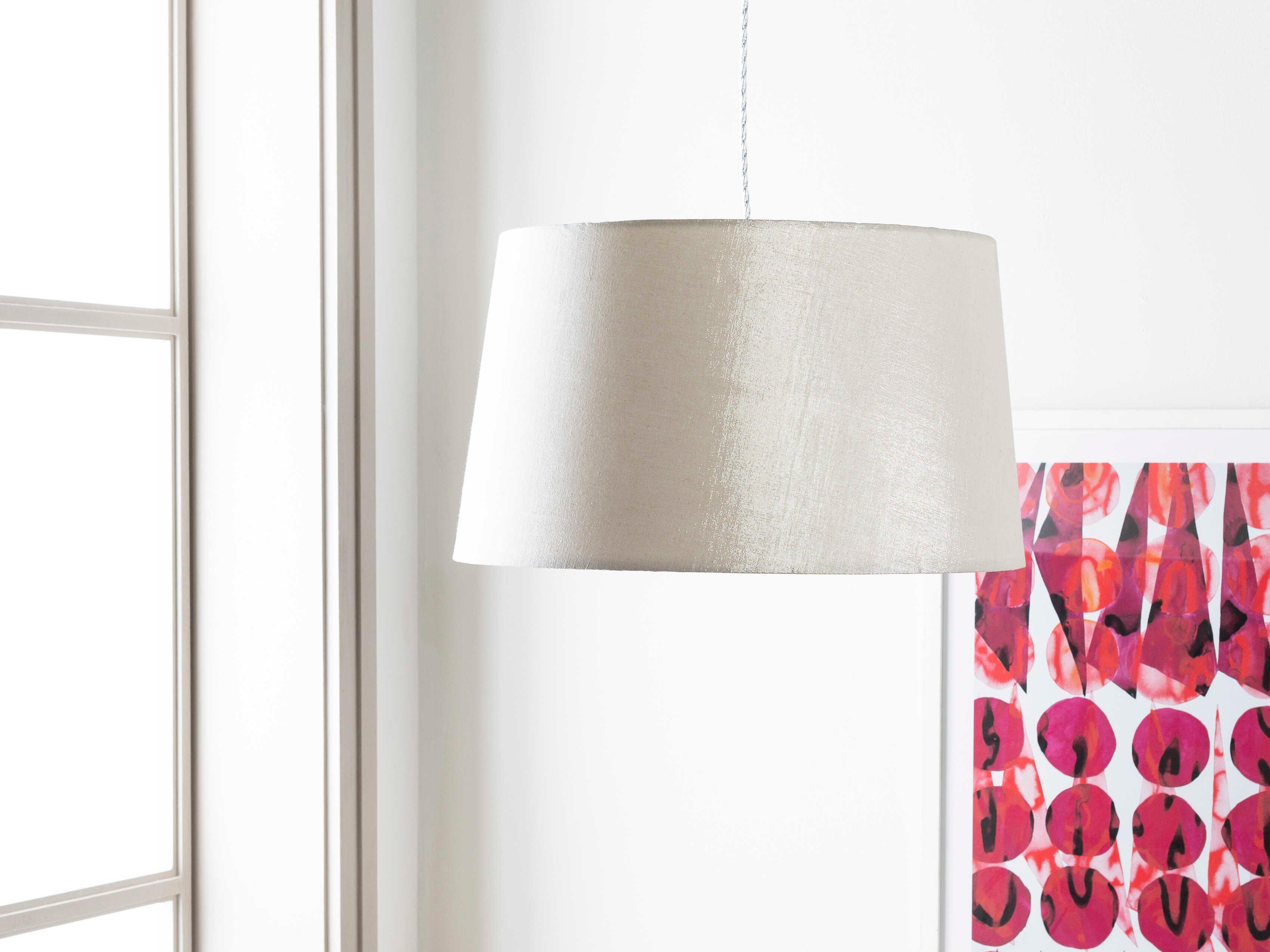 Surya Jazlyn 1-Light Metallic Silver Pendant