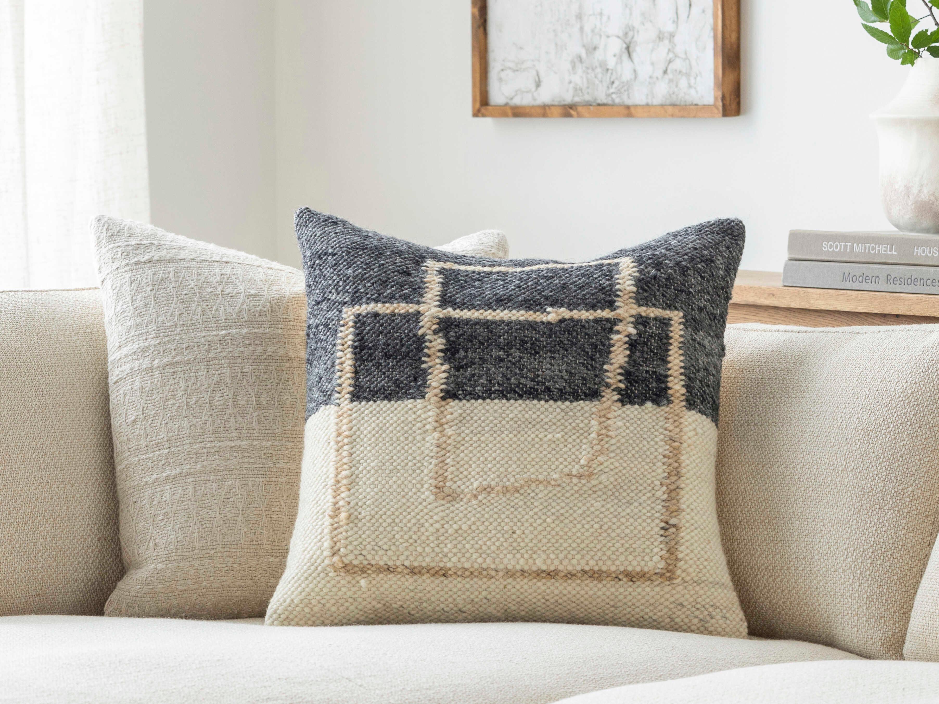 Surya Kambalny Beige Pillow