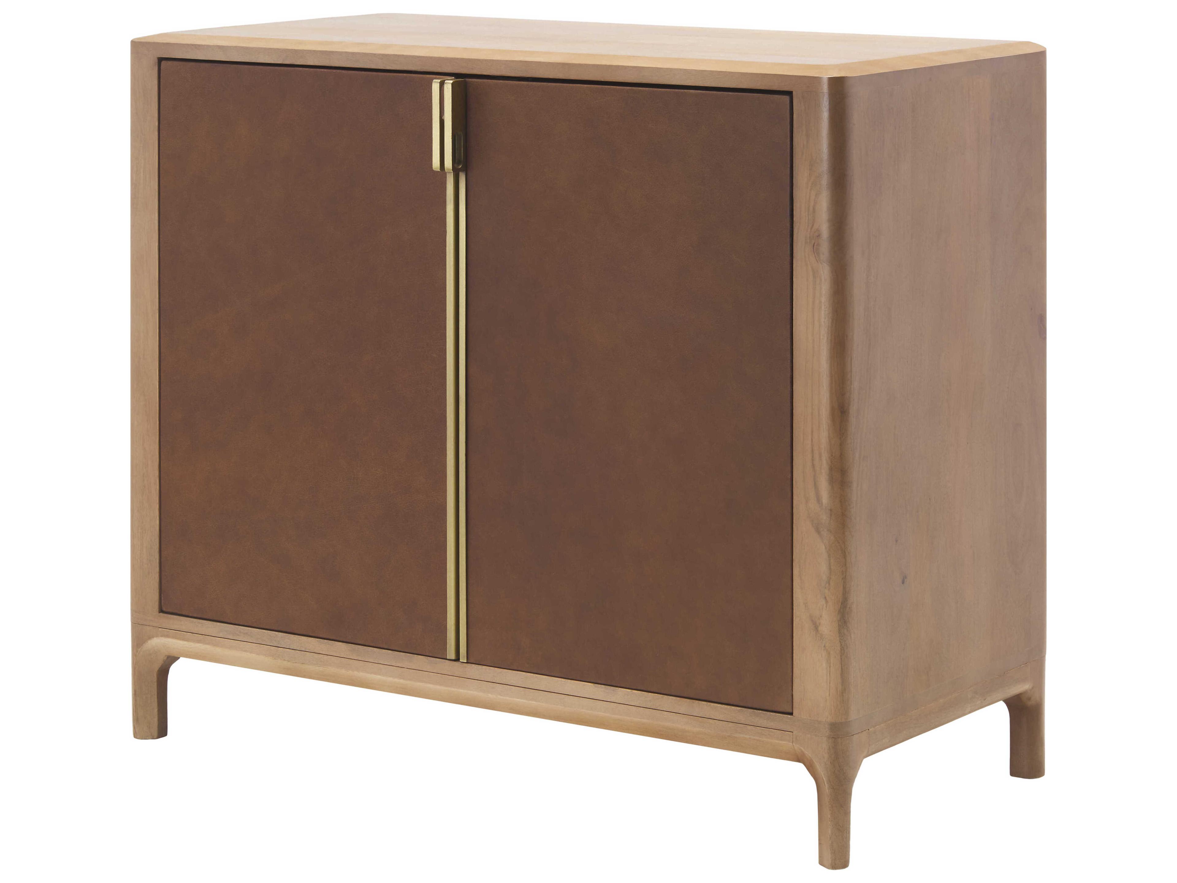 Surya Kenner Brown Mango Wood Accent Chest