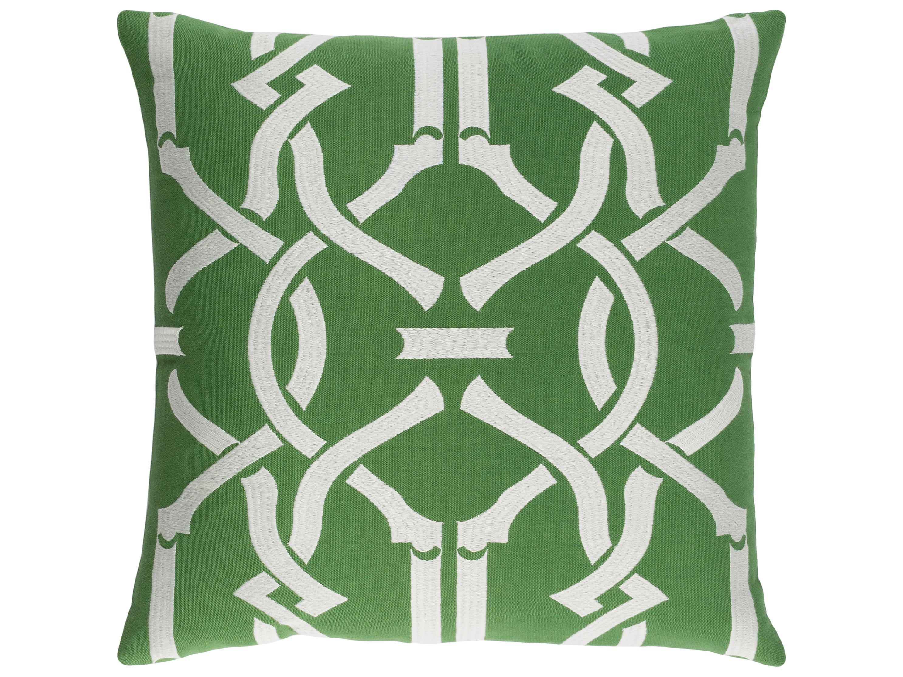 Surya Kingdom Green Pillow