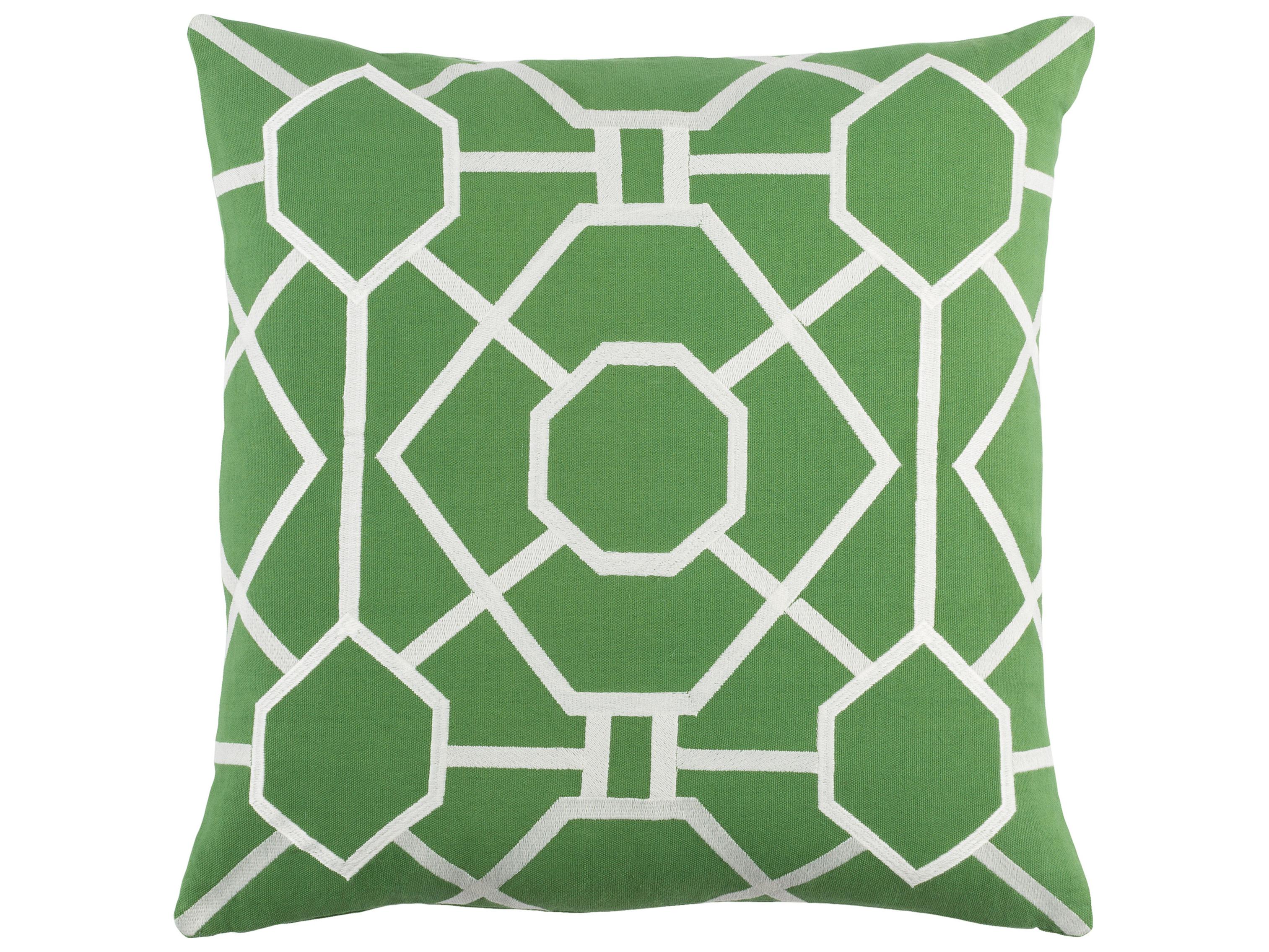 Surya Kingdom Green Pillow