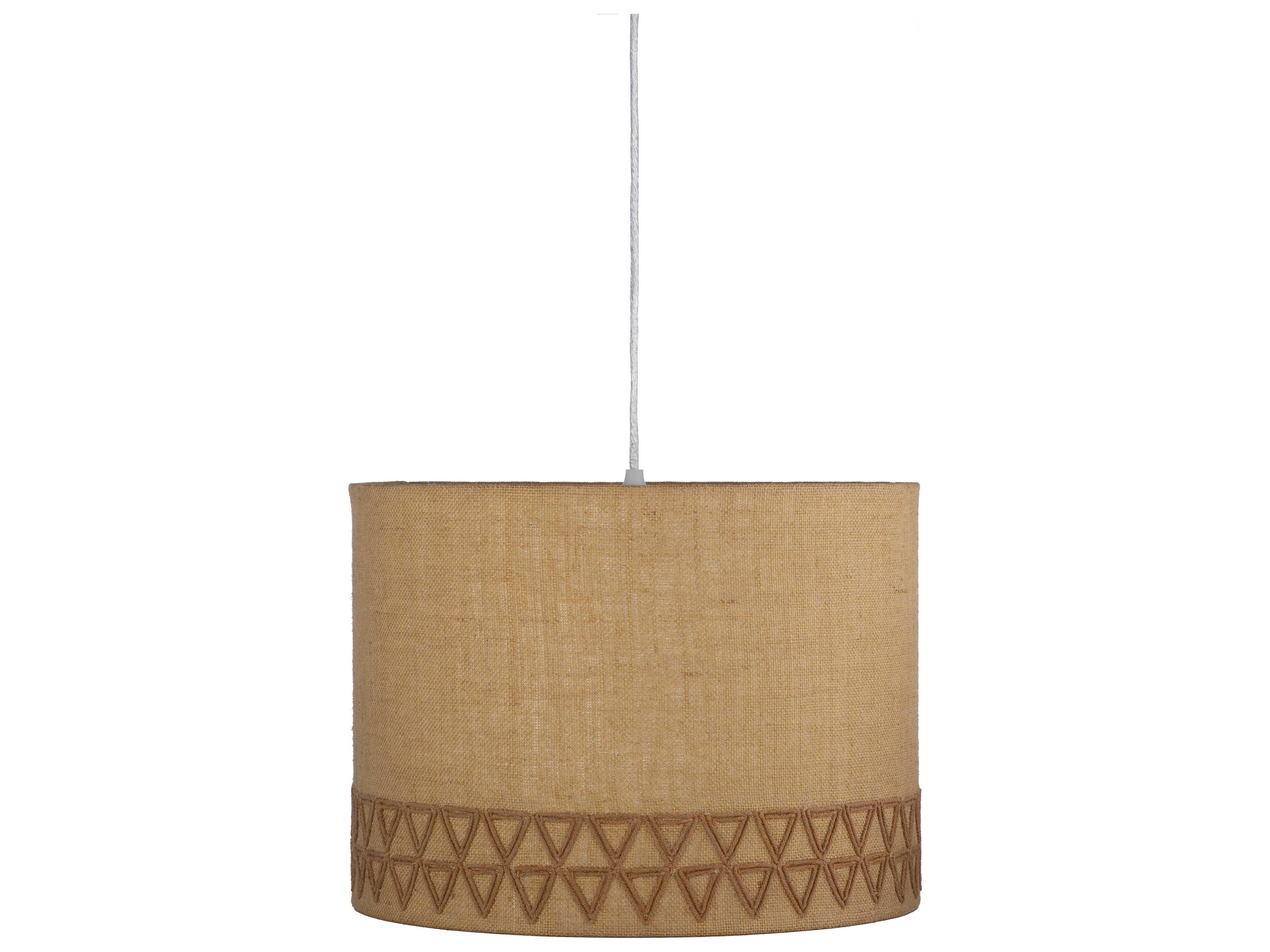 Surya Kohen 1-Light Tan Brown Pendant