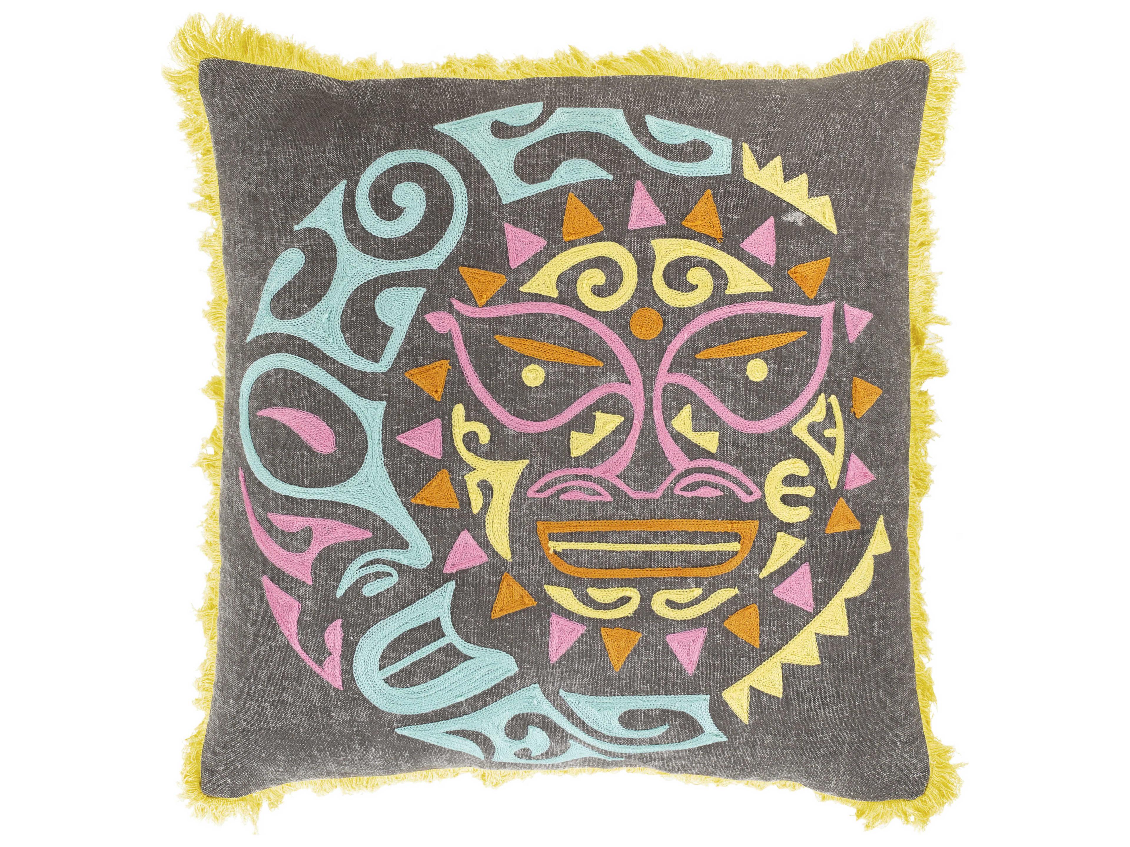 Surya Kiko Grass Green Pillow