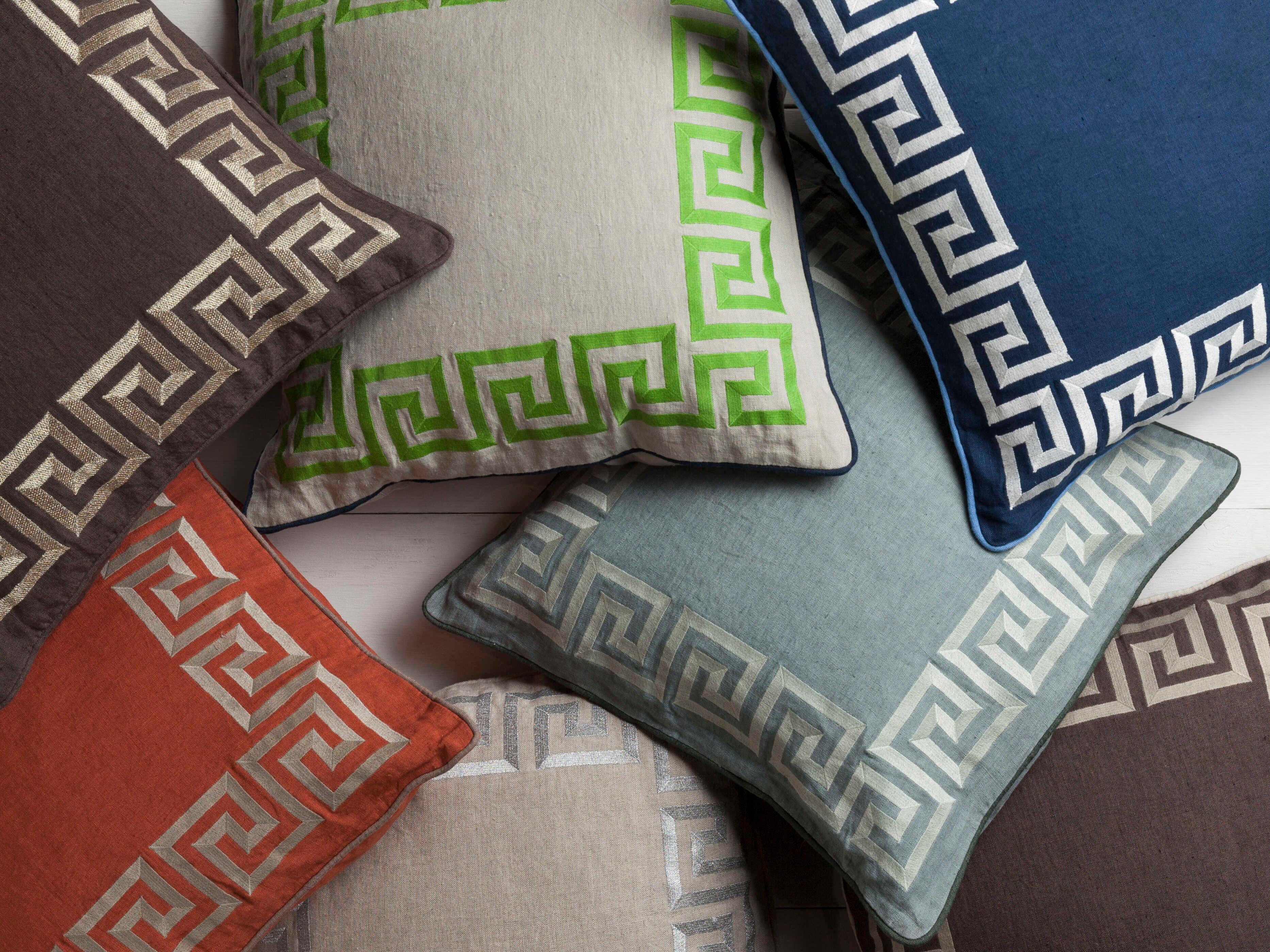 Surya Key Light Green Pillow