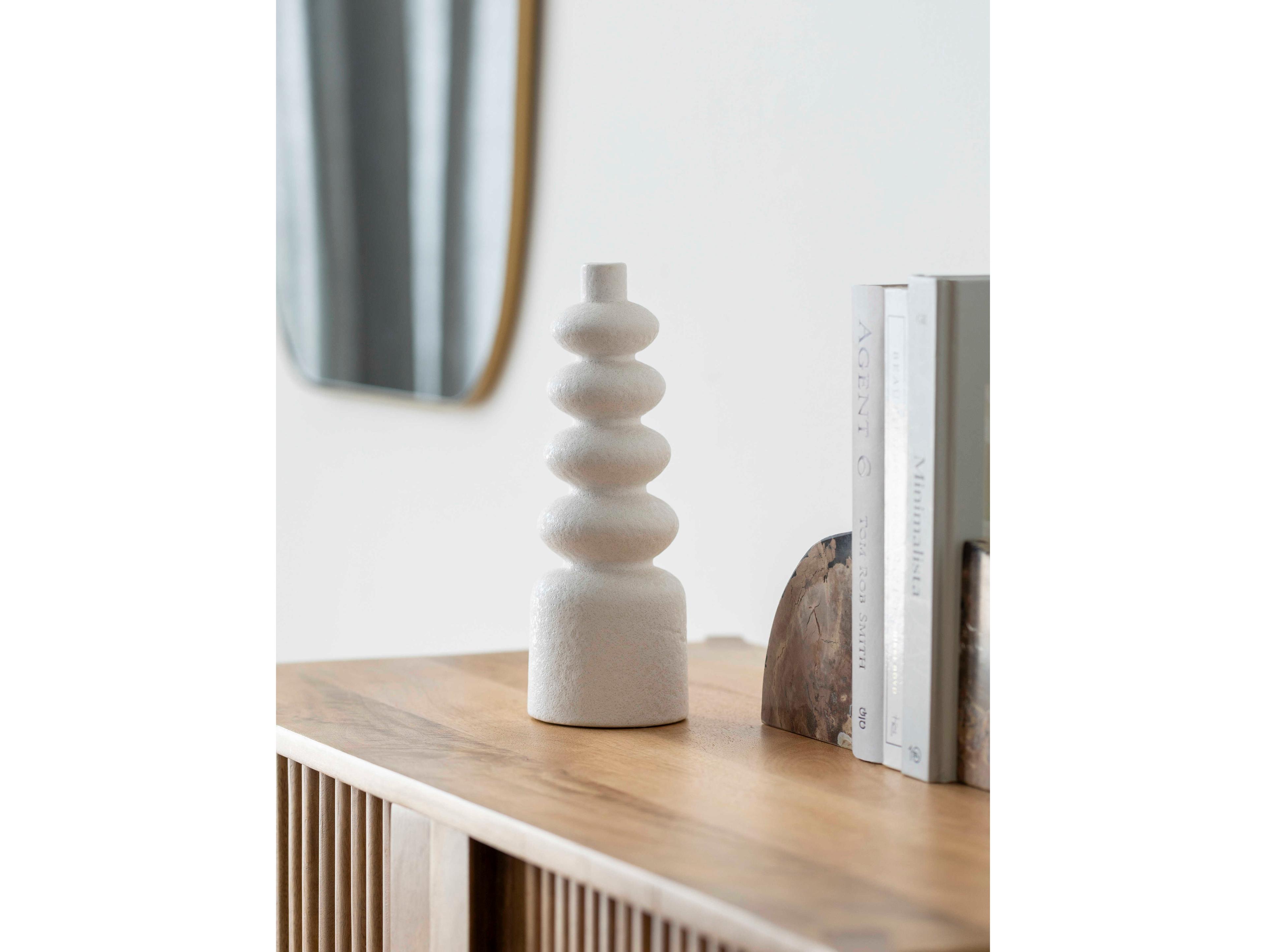 Surya Konark White Vase