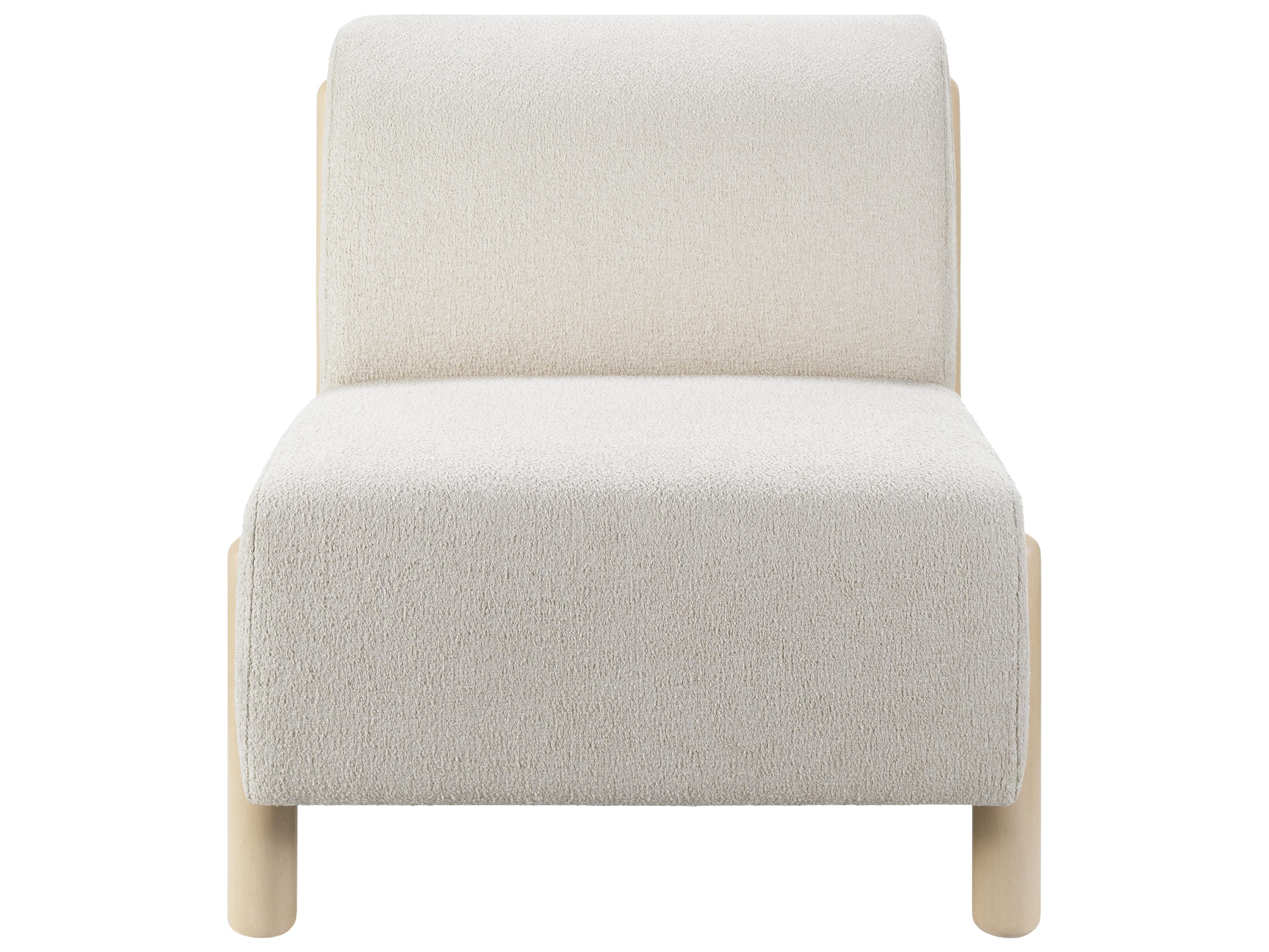 Surya Kenwood Beige Fabric Accent Chair