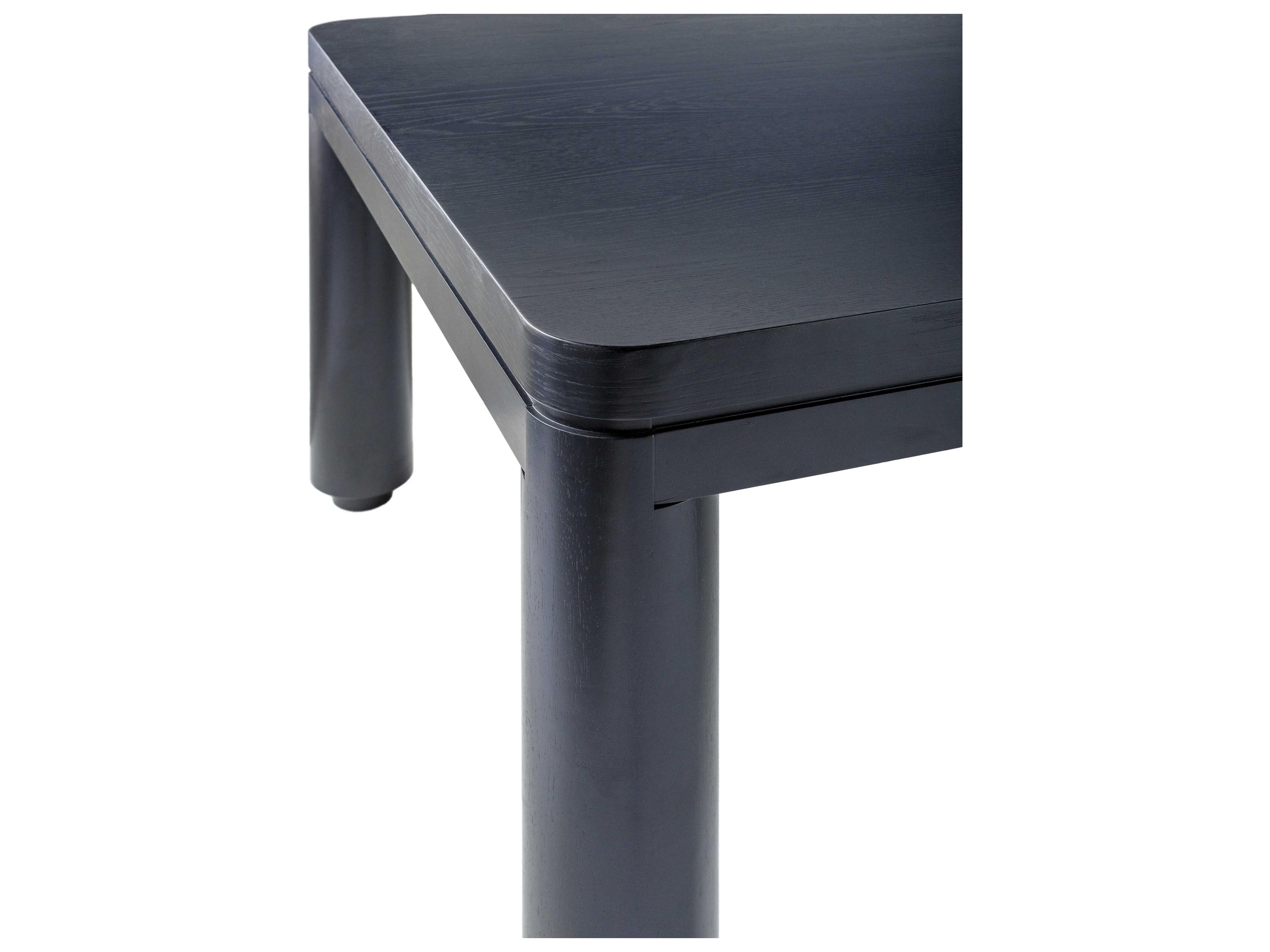 Surya Kisco Rectangular Wood Black Dining Table