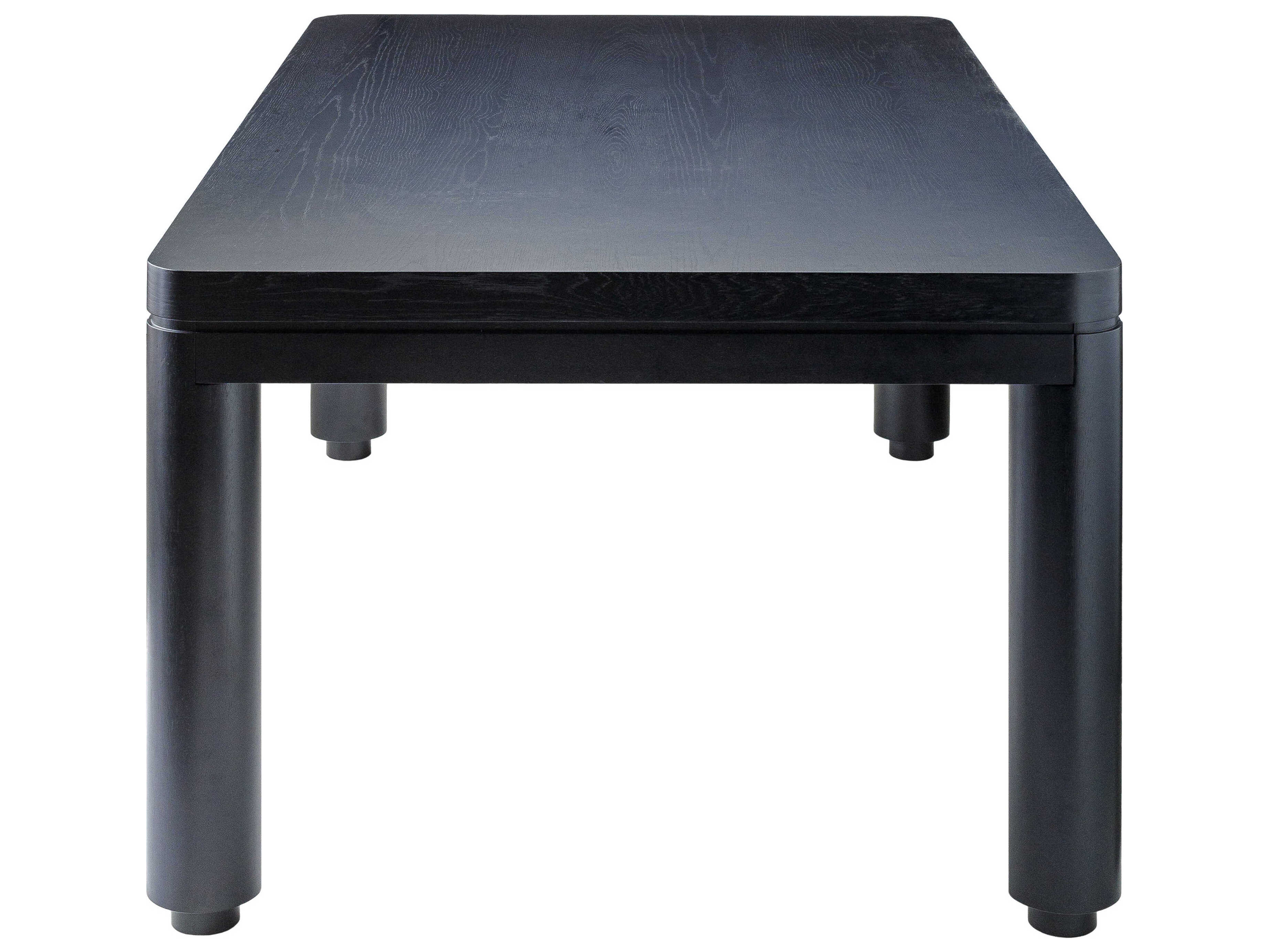 Surya Kisco Rectangular Wood Black Dining Table