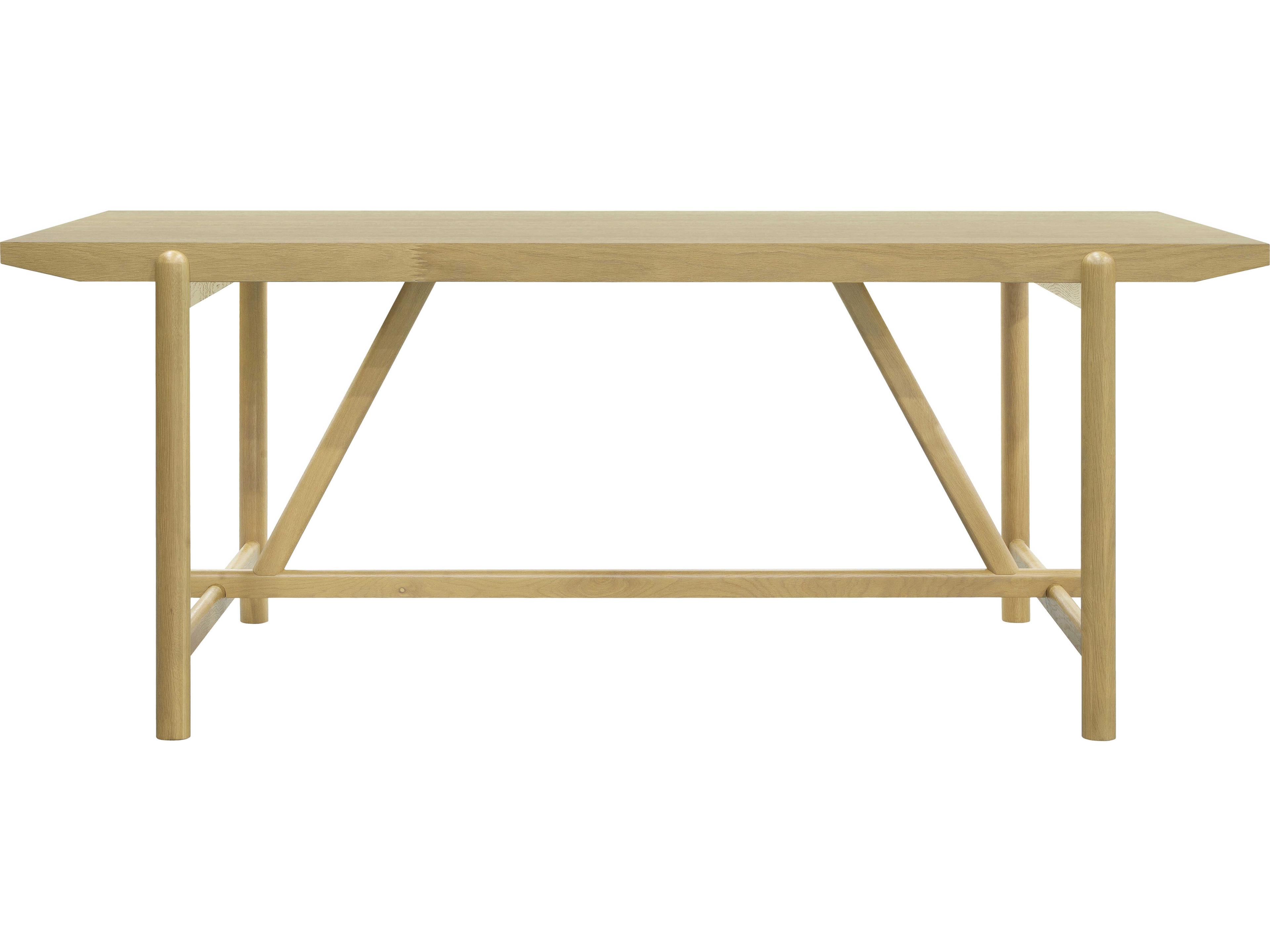 Surya Keating Rectangular Wood Wheat Dining Table