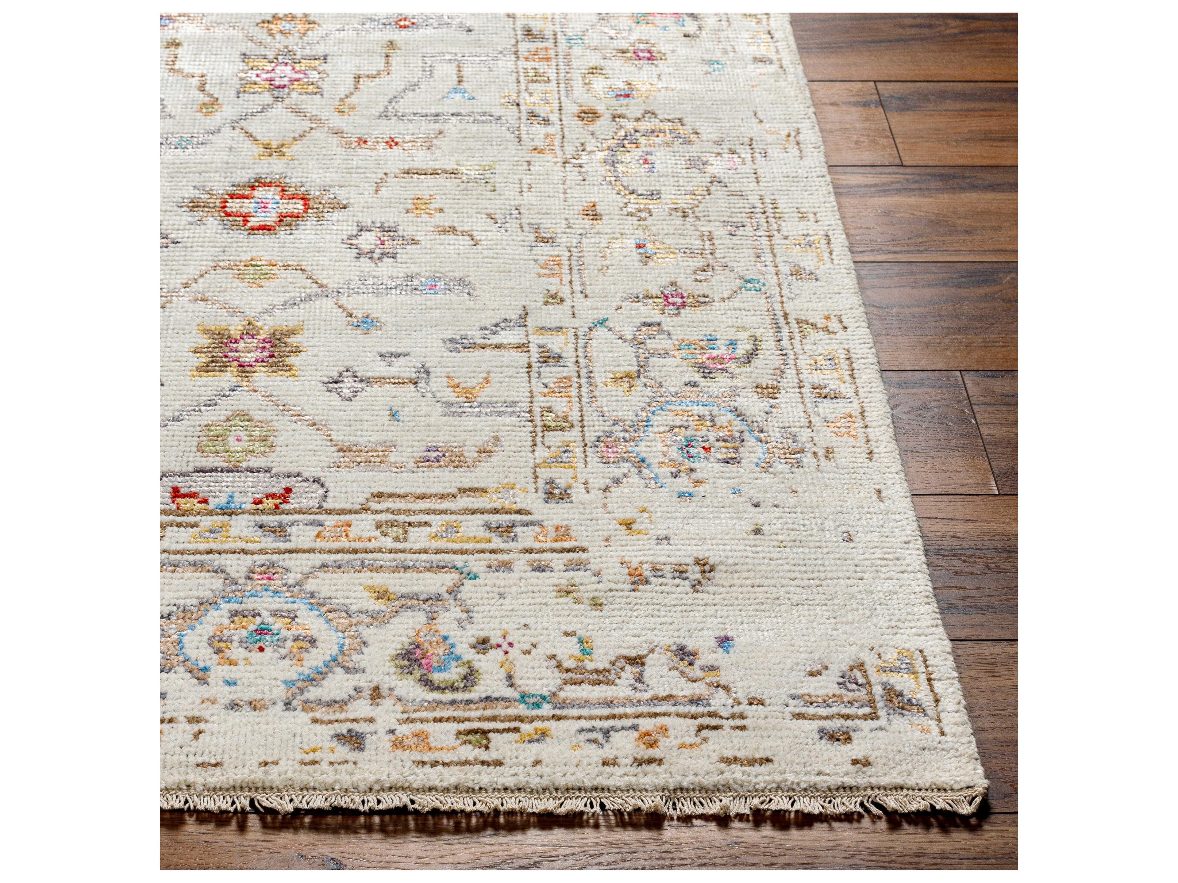 Surya Kushal Bordered Area Rug