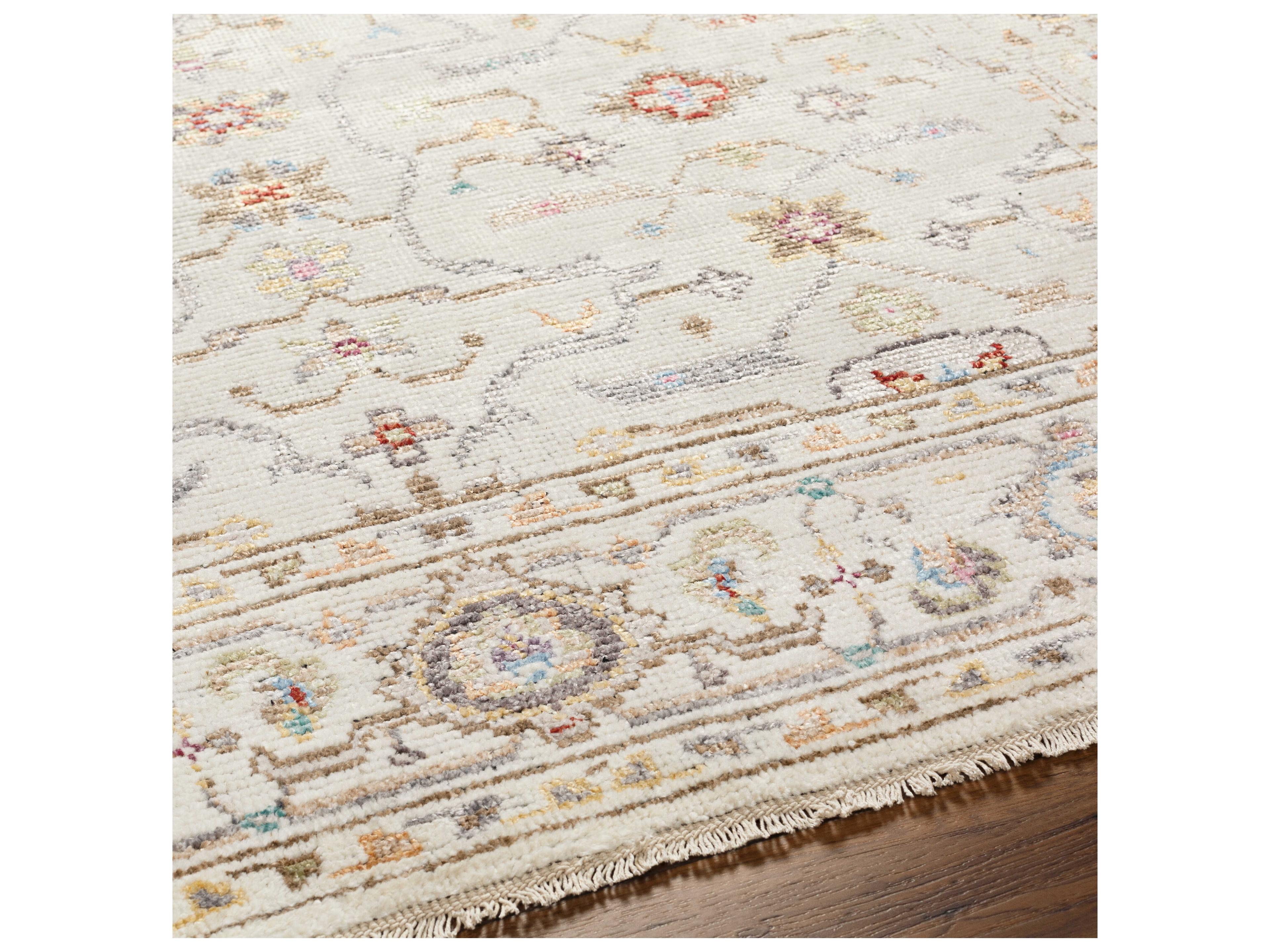 Surya Kushal Bordered Area Rug