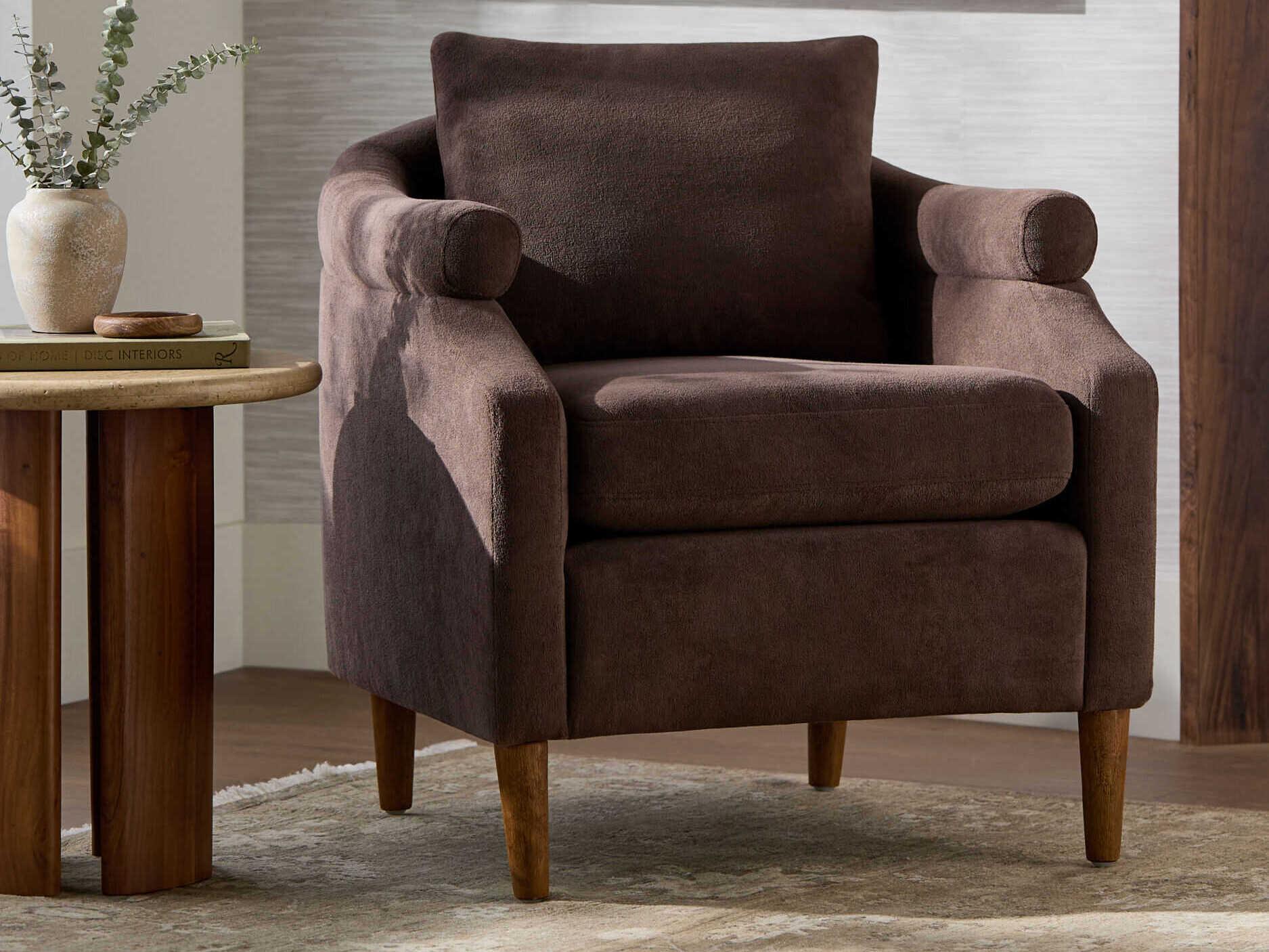 Surya Labuan Brown Accent Chair