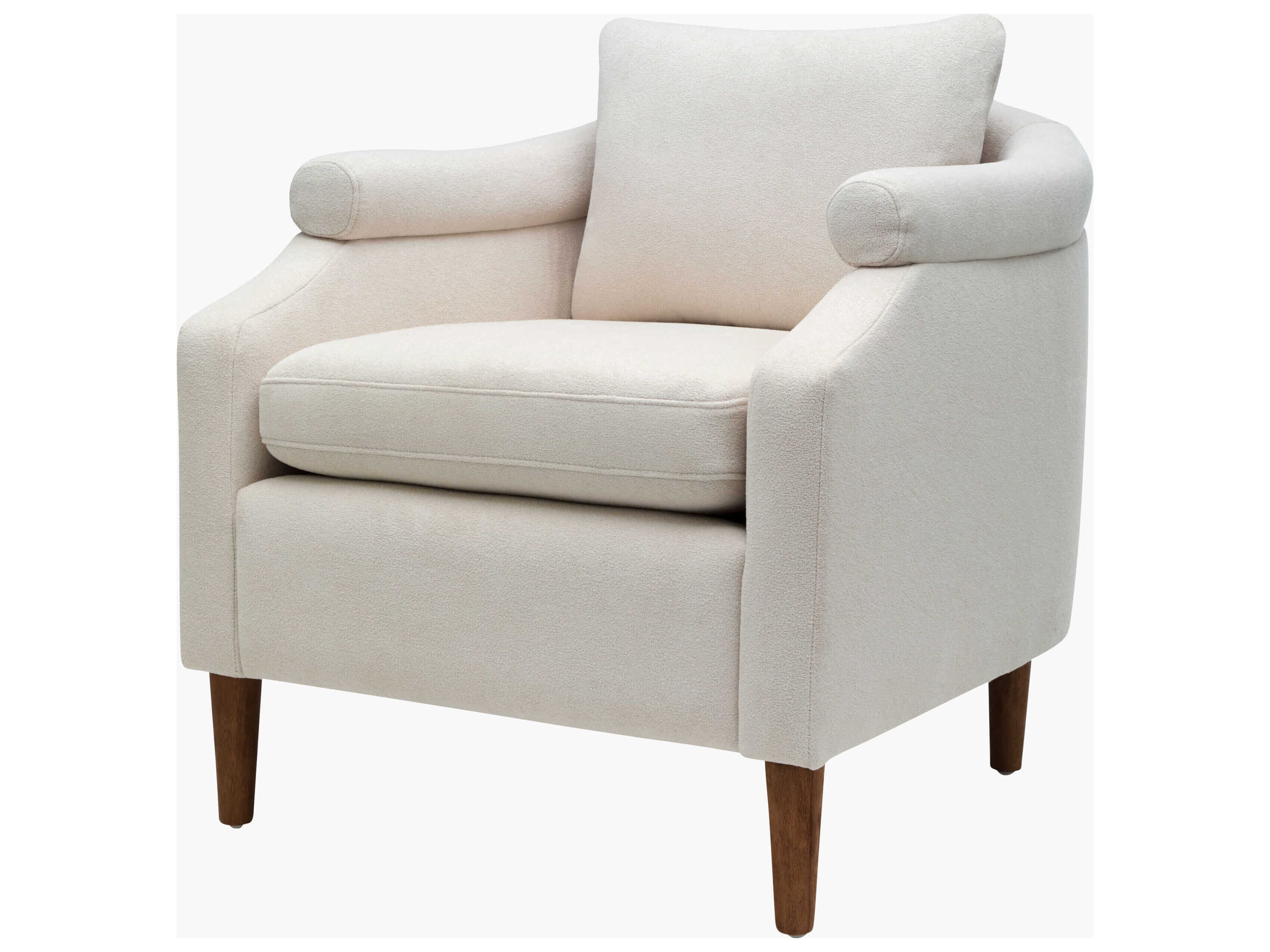 Surya Labuan White Accent Chair