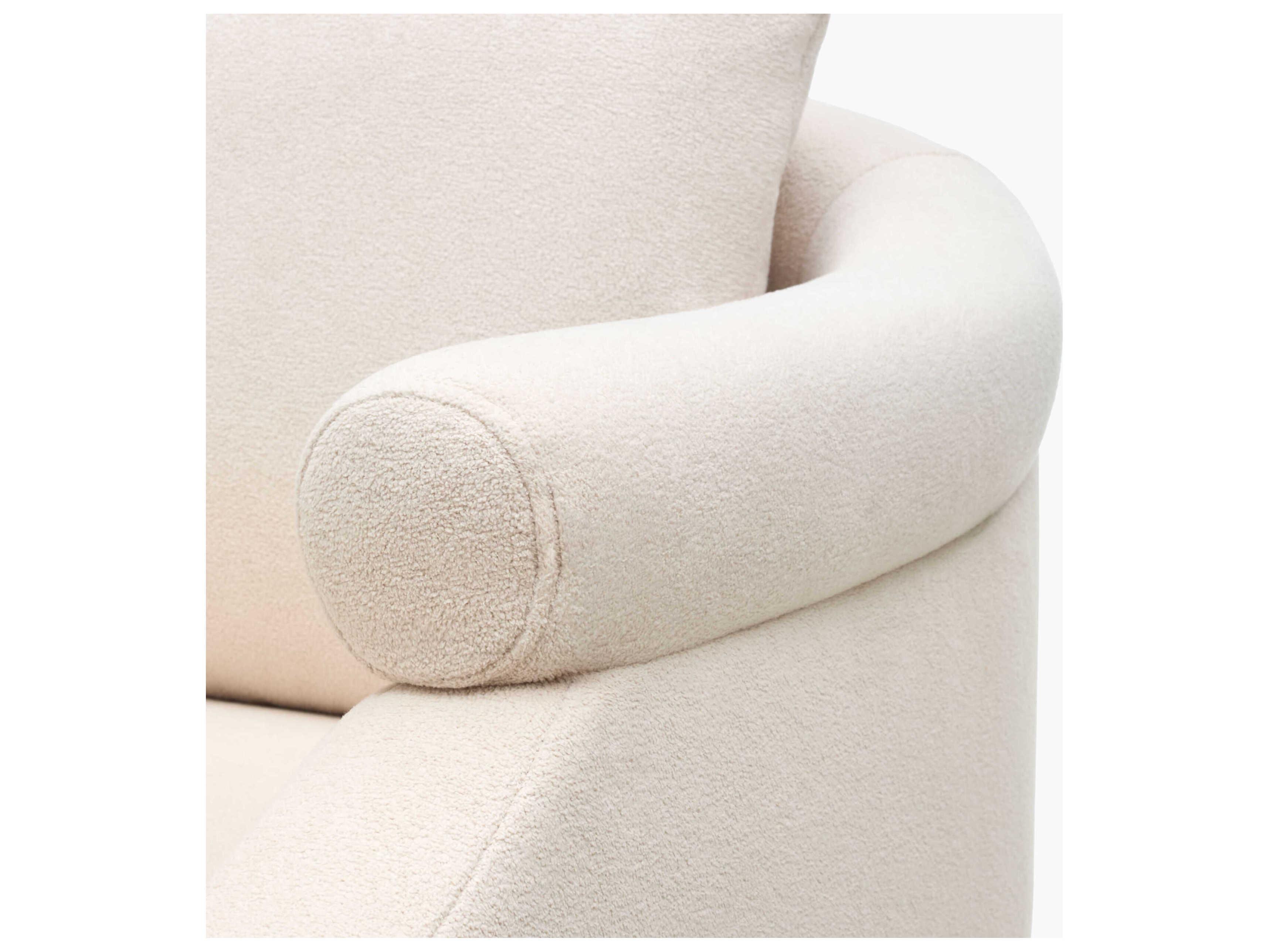 Surya Labuan White Accent Chair