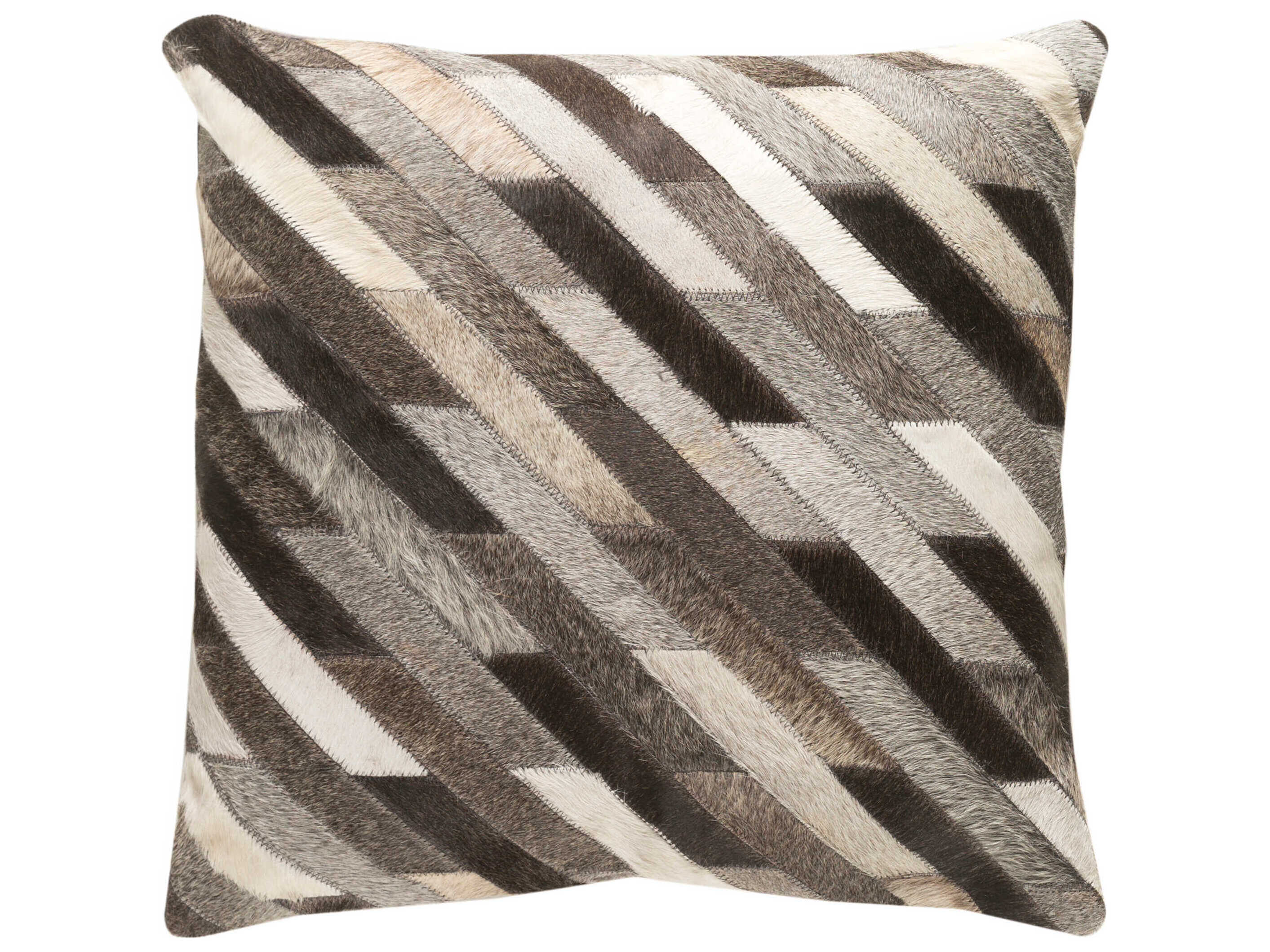 Surya Lycaon Brown / Medium Gray / Ivory Pillow