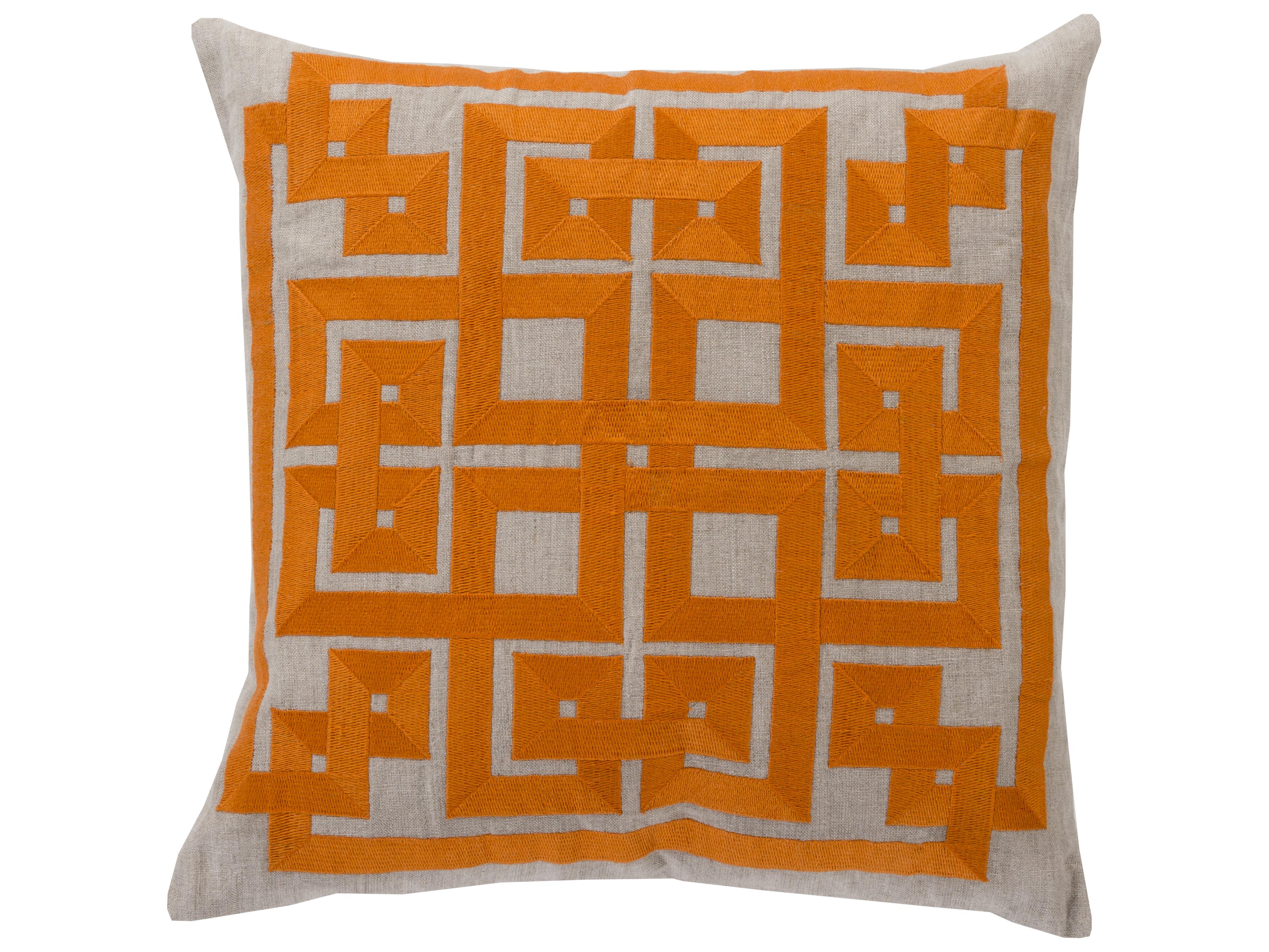 Surya Gramercy Burnt Orange Pillow