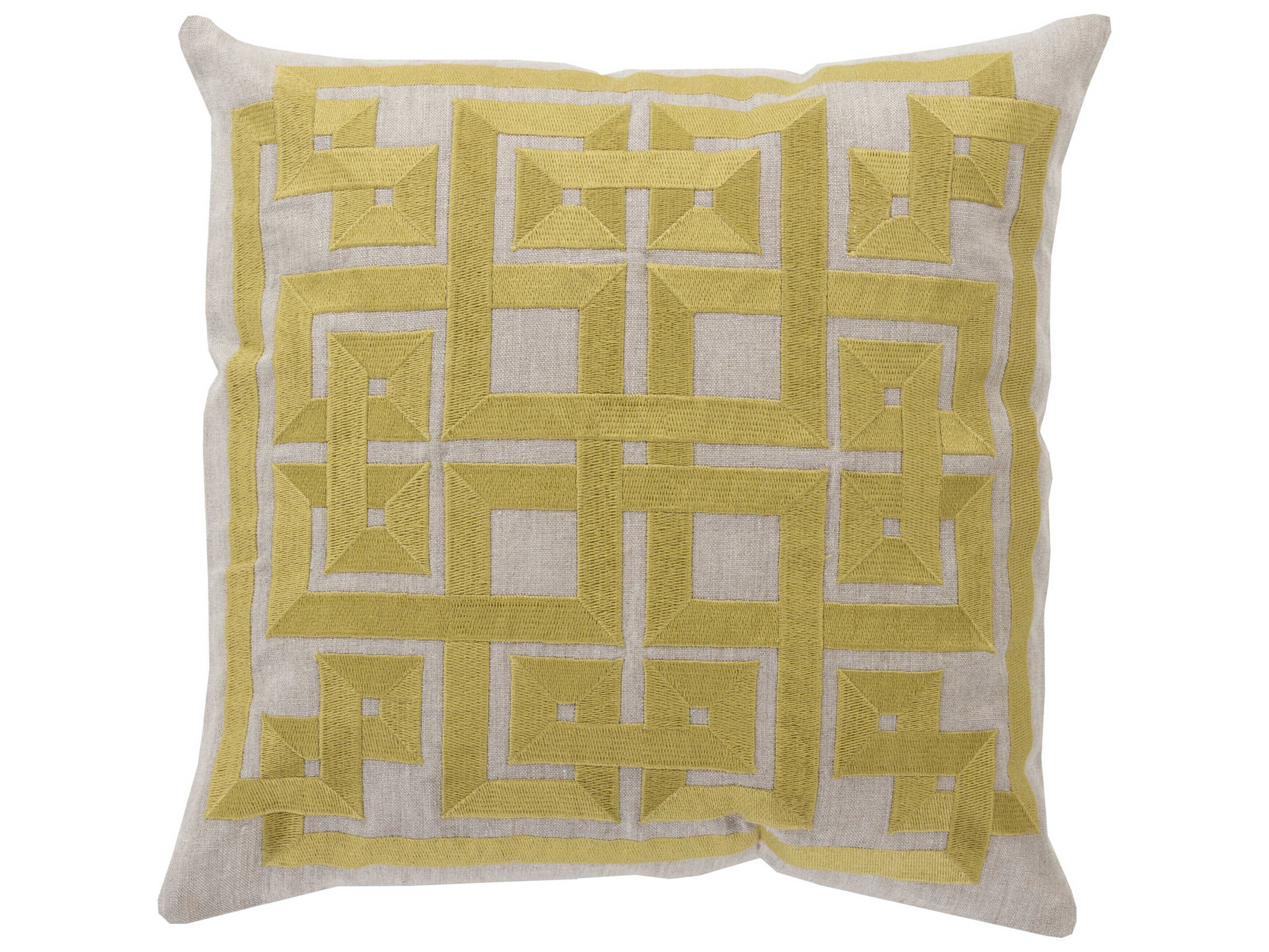 Surya Gramercy Grass Green Pillow