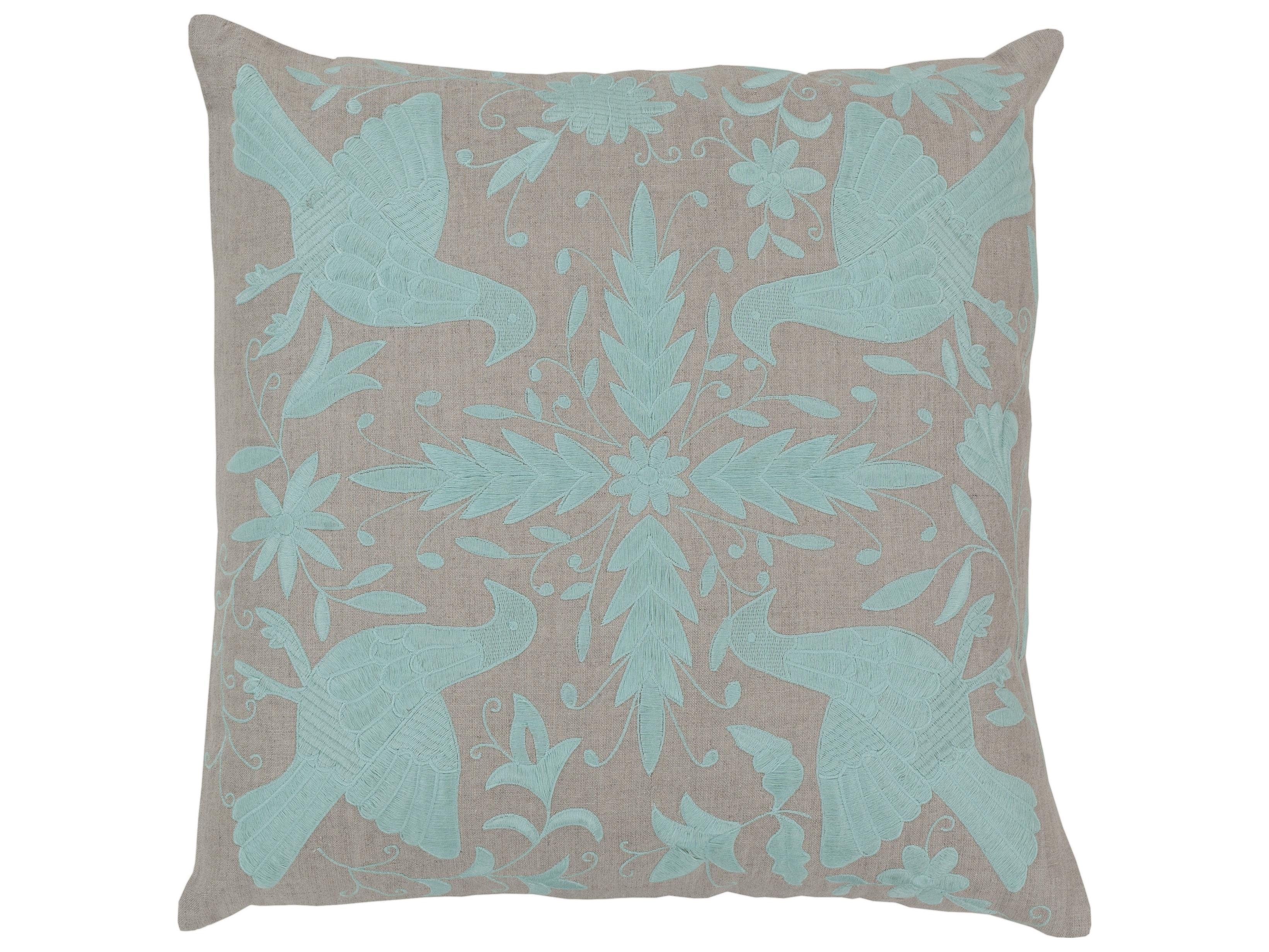 Surya Otomi Ice Blue Pillow