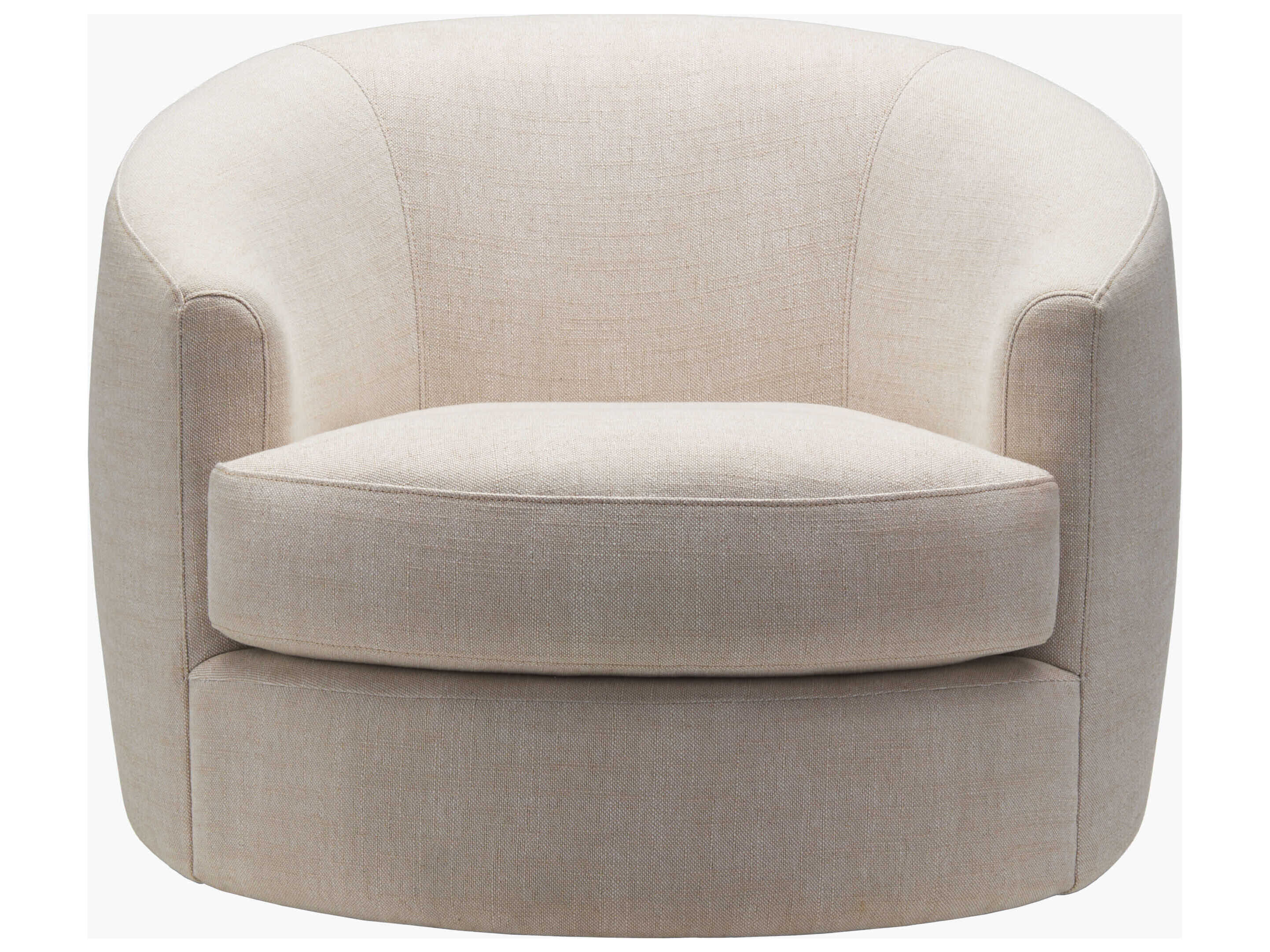 Surya Lindley Swivel Beige Accent Chair