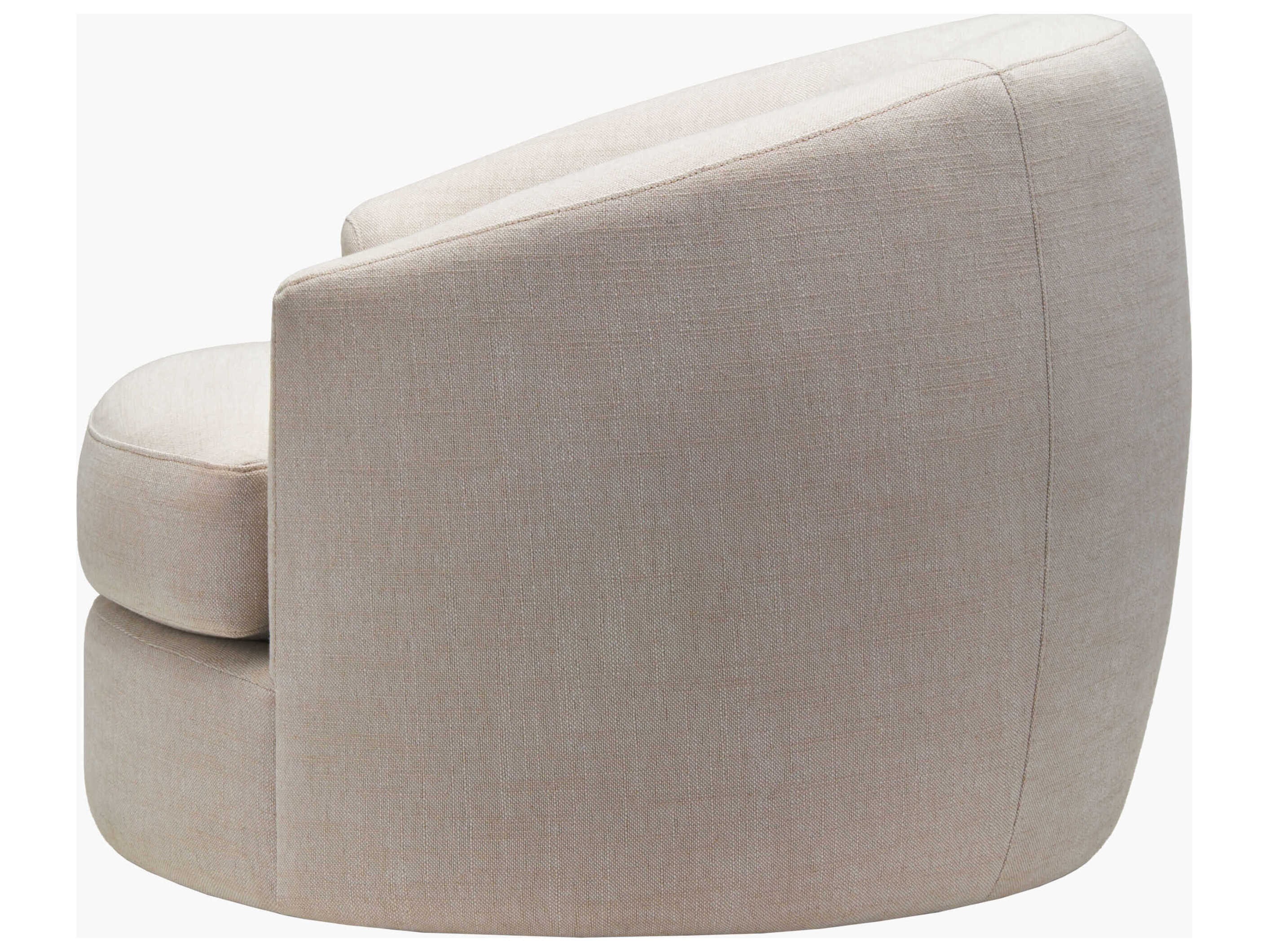 Surya Lindley Swivel Beige Accent Chair