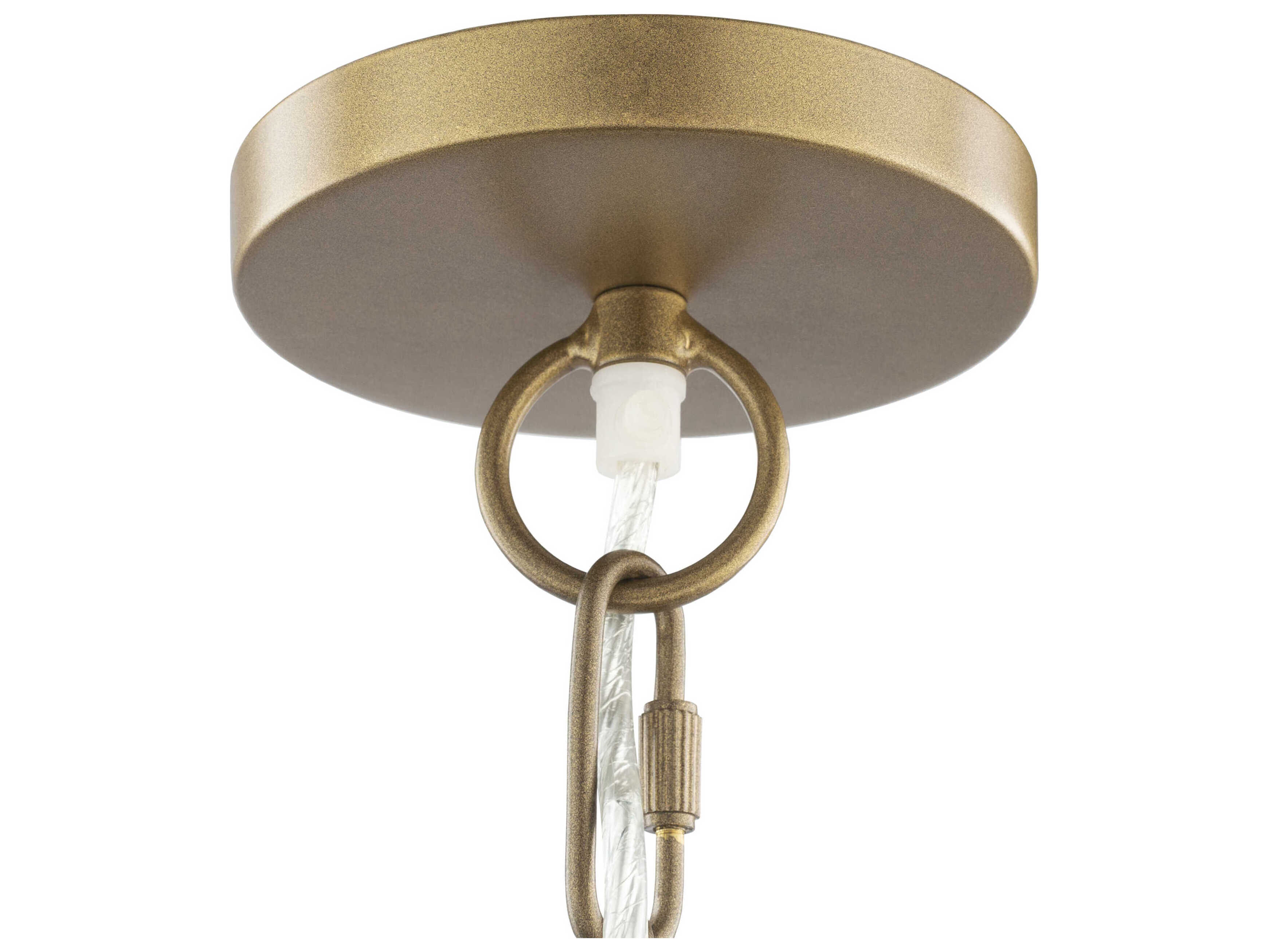 Surya Langston 1-Light Metallic Brass Traditional Wall Sconce