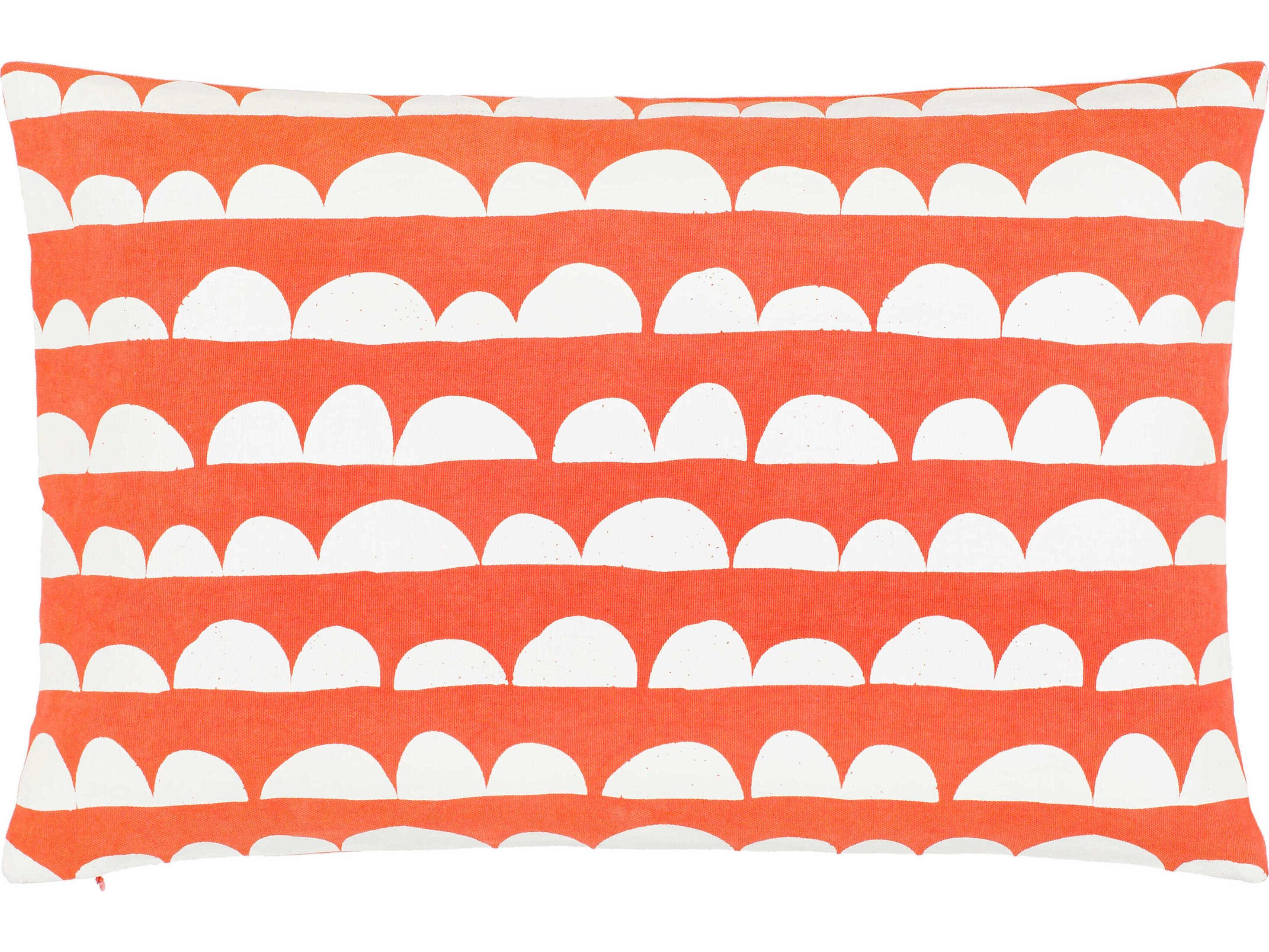 Surya Lachen Burnt Orange / Cream Pillow