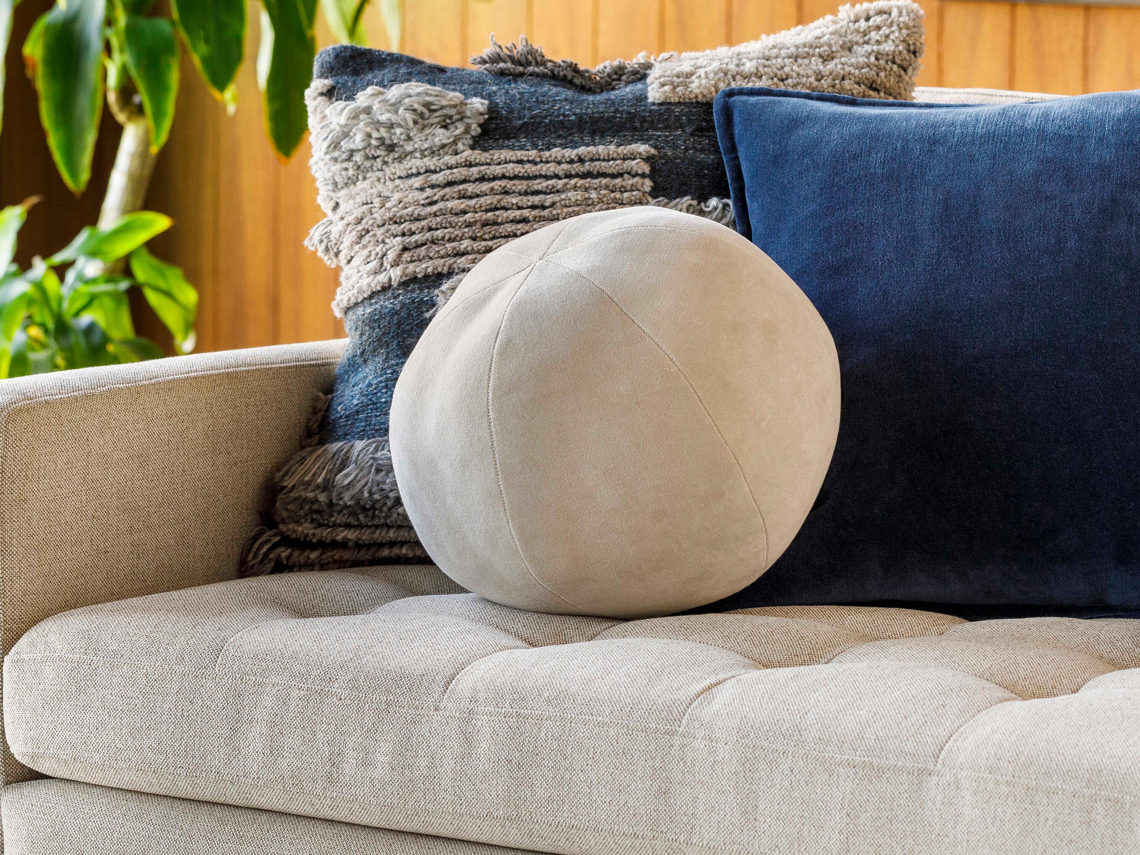 Surya Bola Ivory Pillow