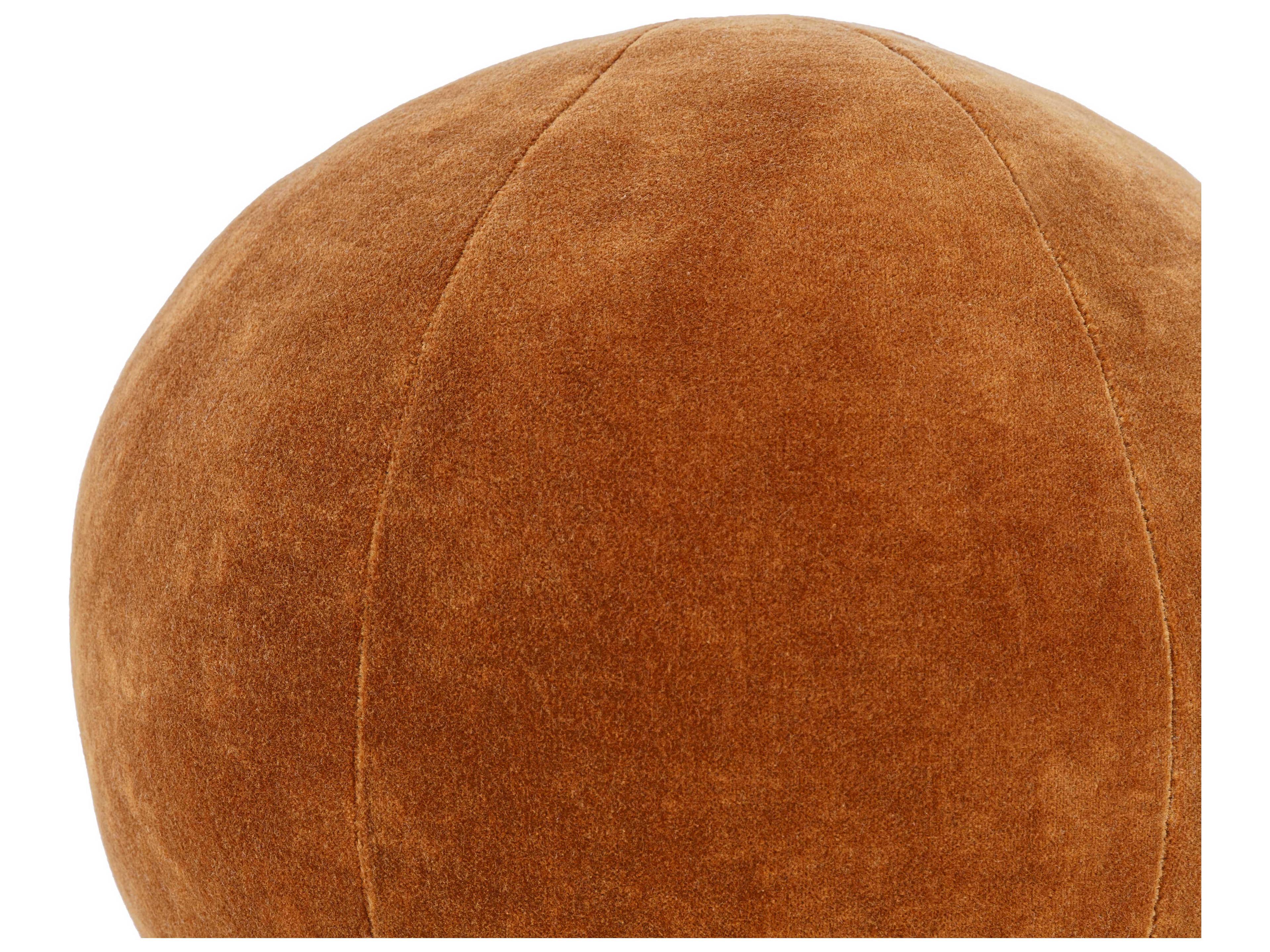 Surya Bola Rust Pillow