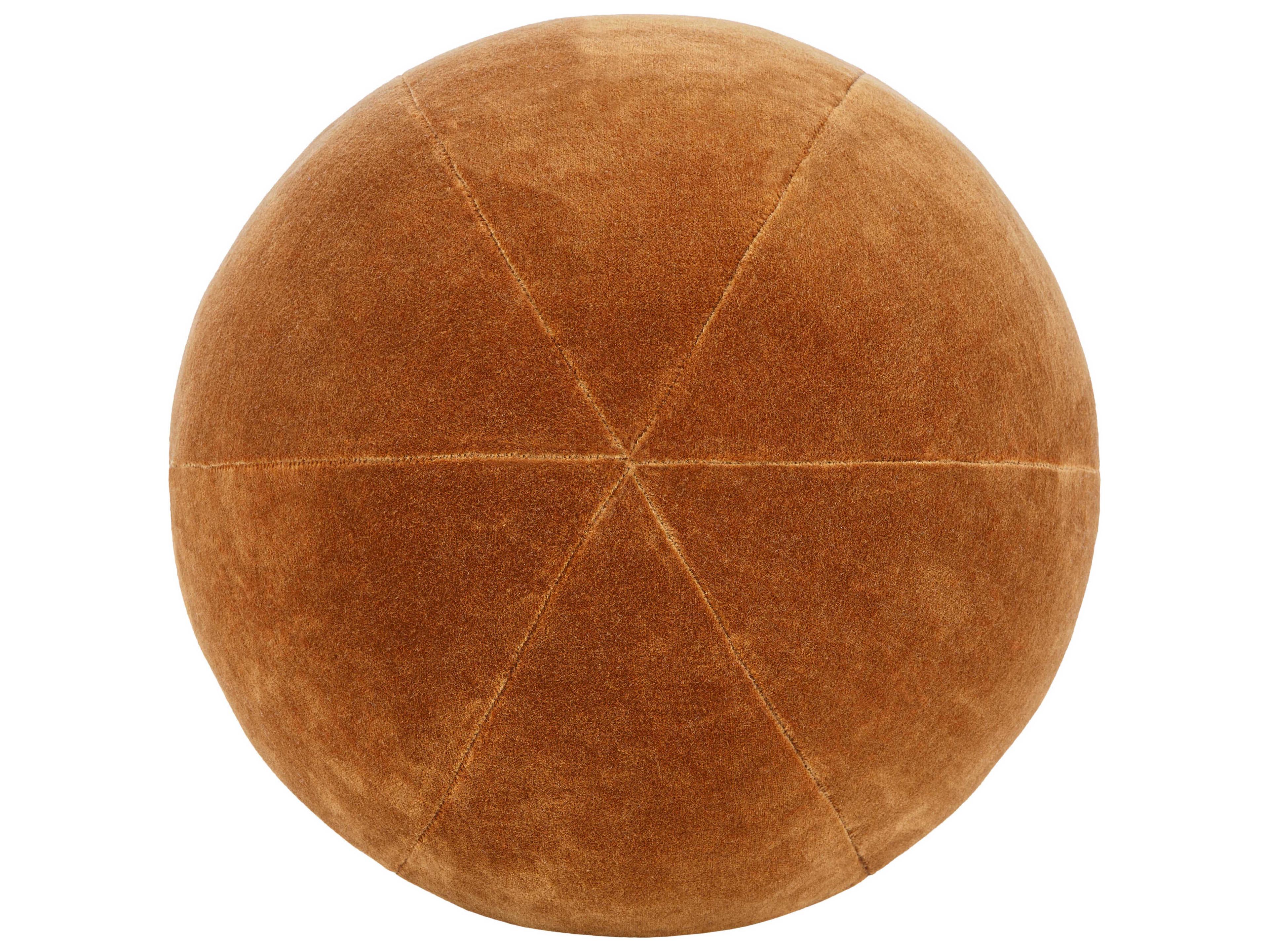 Surya Bola Rust Pillow