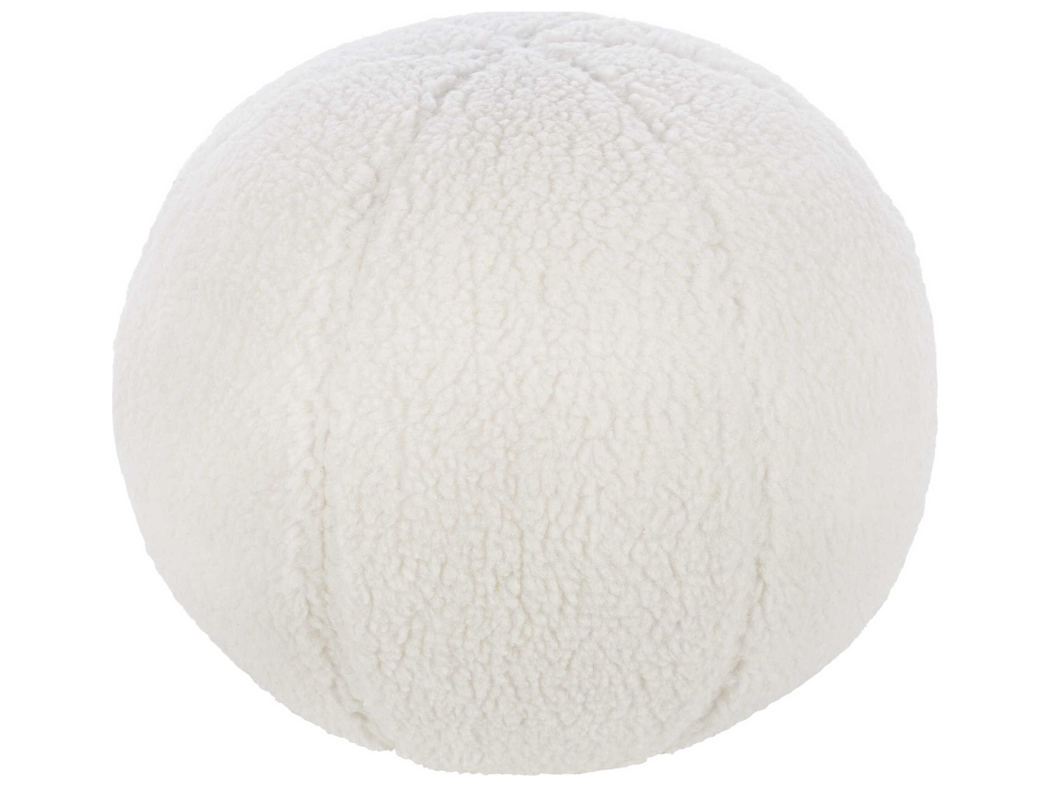 Surya Bola White Pillow